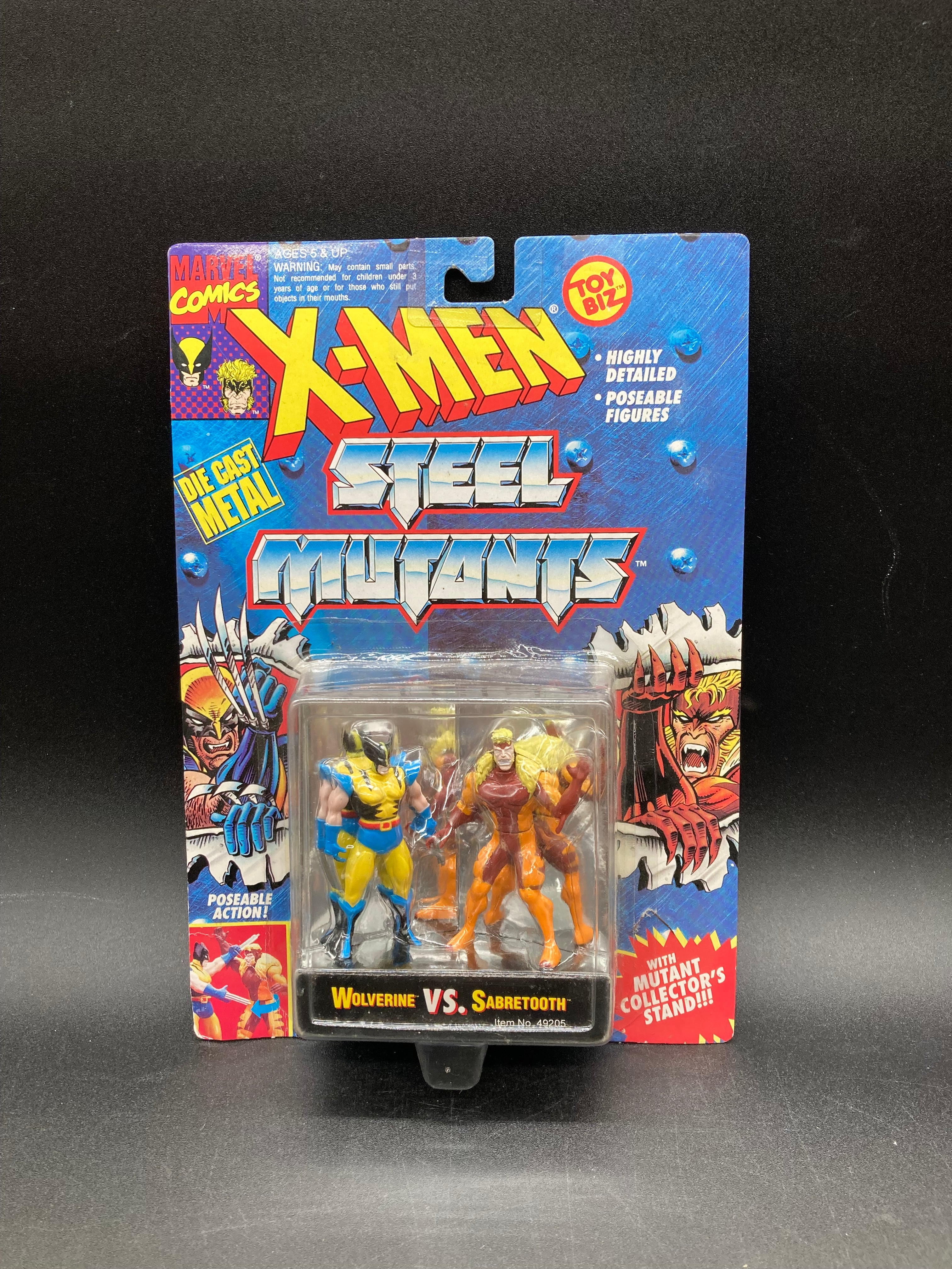 Wolverine VS Sabretooth Toybiz X-Men Steel Mutants Figure Set 1994