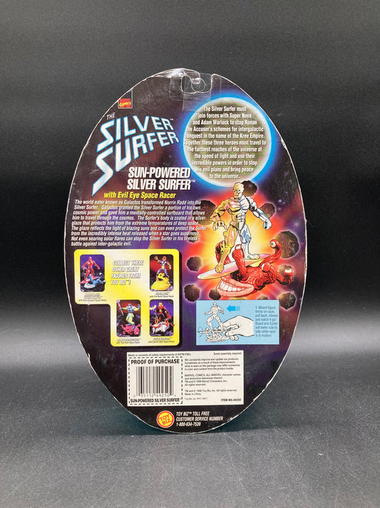 Sun-Powered Silver Surfer Toybiz Silver Surfer Figure 1998