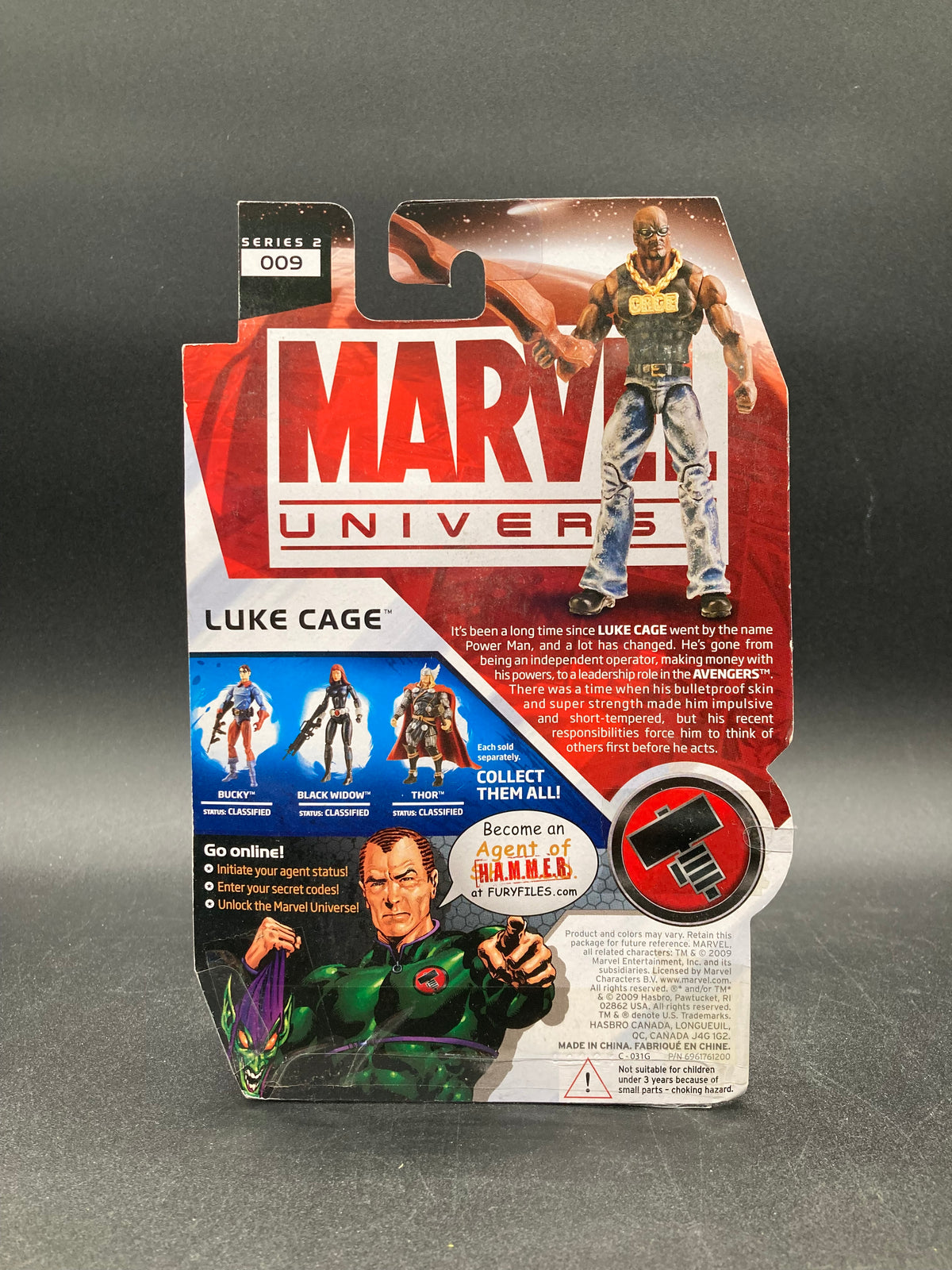 Luke Cage Marvel Universe 3.75 in. Action Figure Hasbro 2009