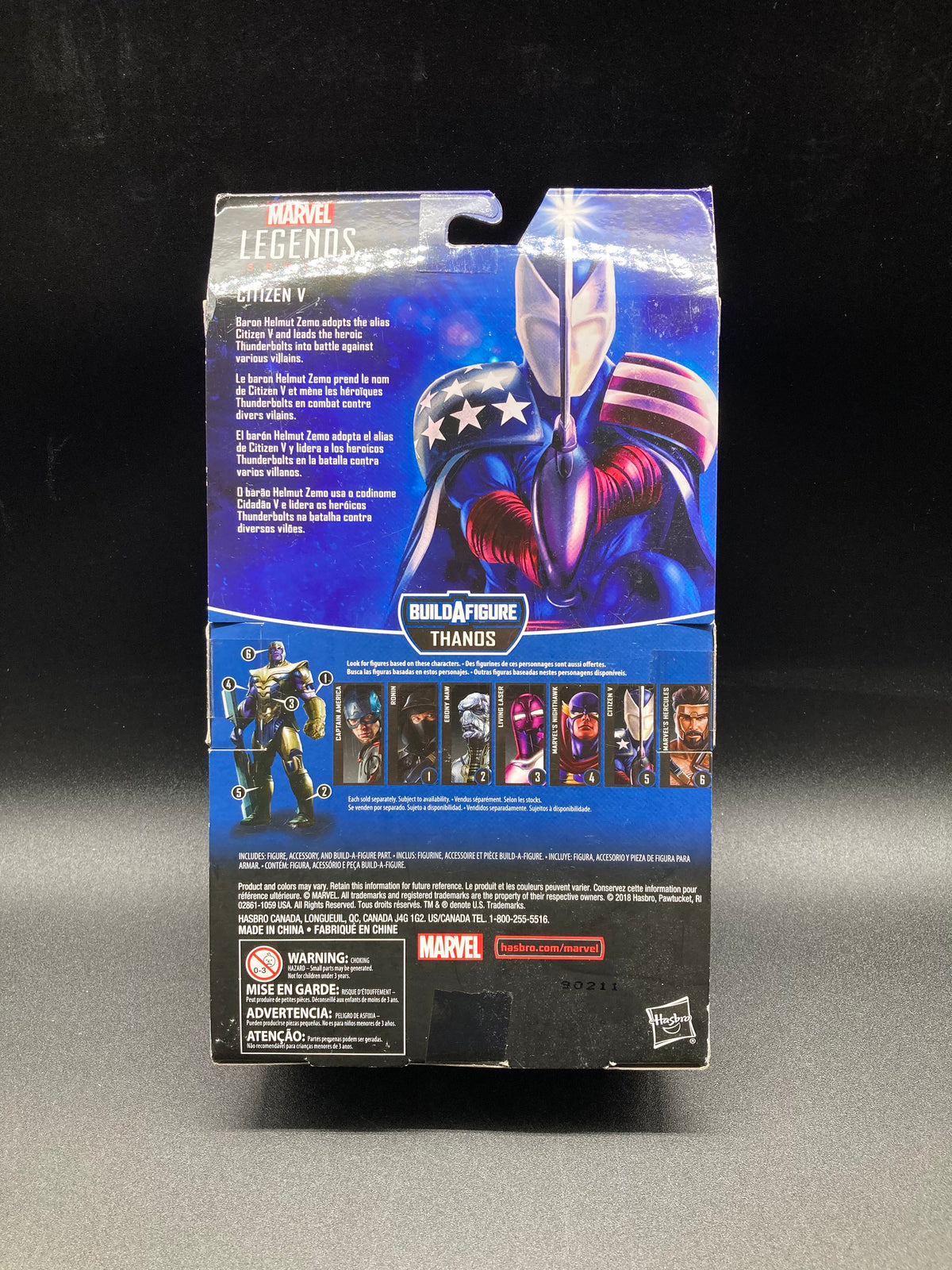 Citizen V BAF Thanos Marvel Legends Action Figure Hasbro 2018