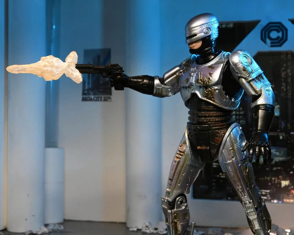 Ultimate Battle Damaged RoboCop with Chair NECA Figure 2021