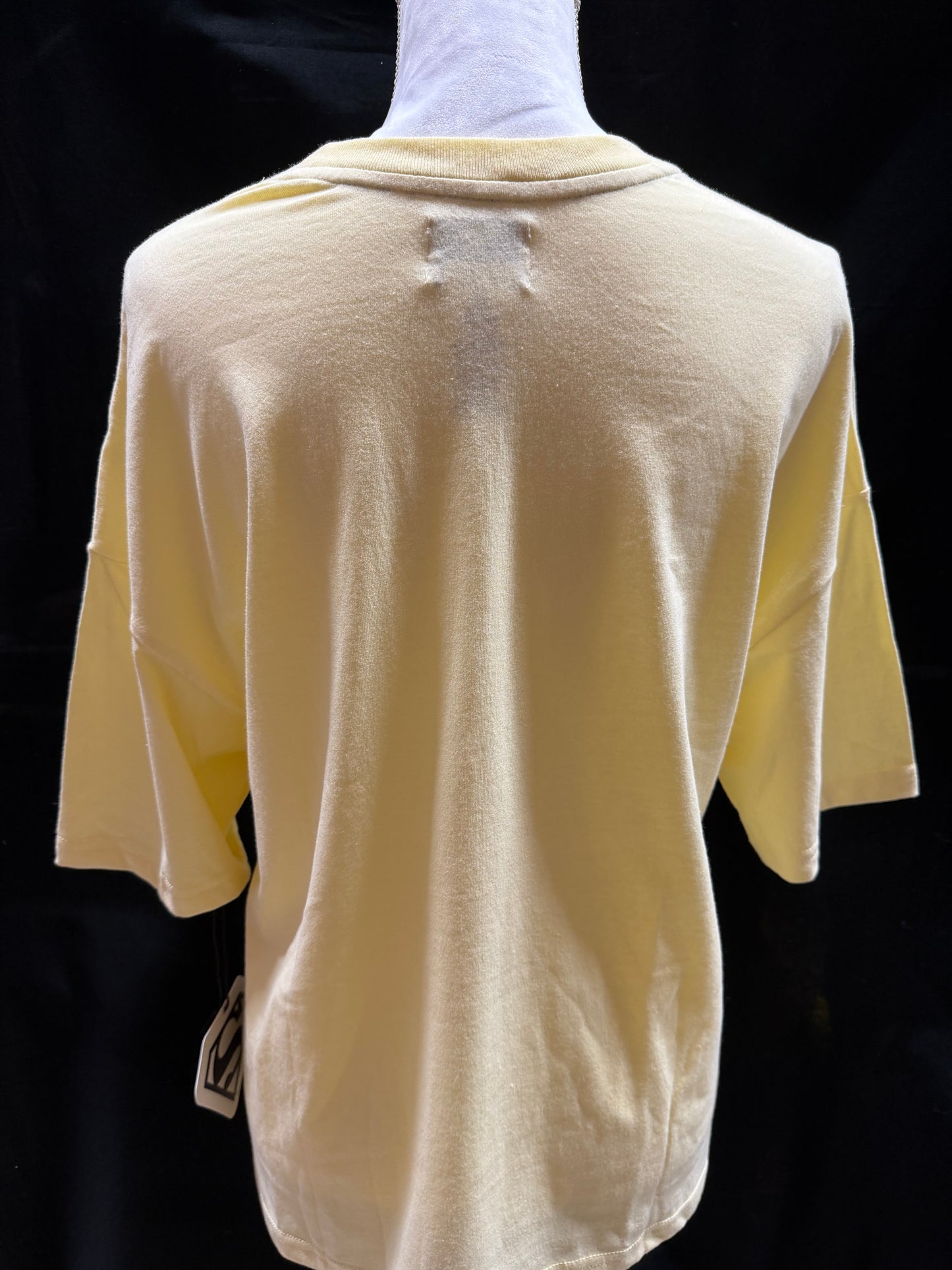 Women's Yellow & Pastel Superman Top