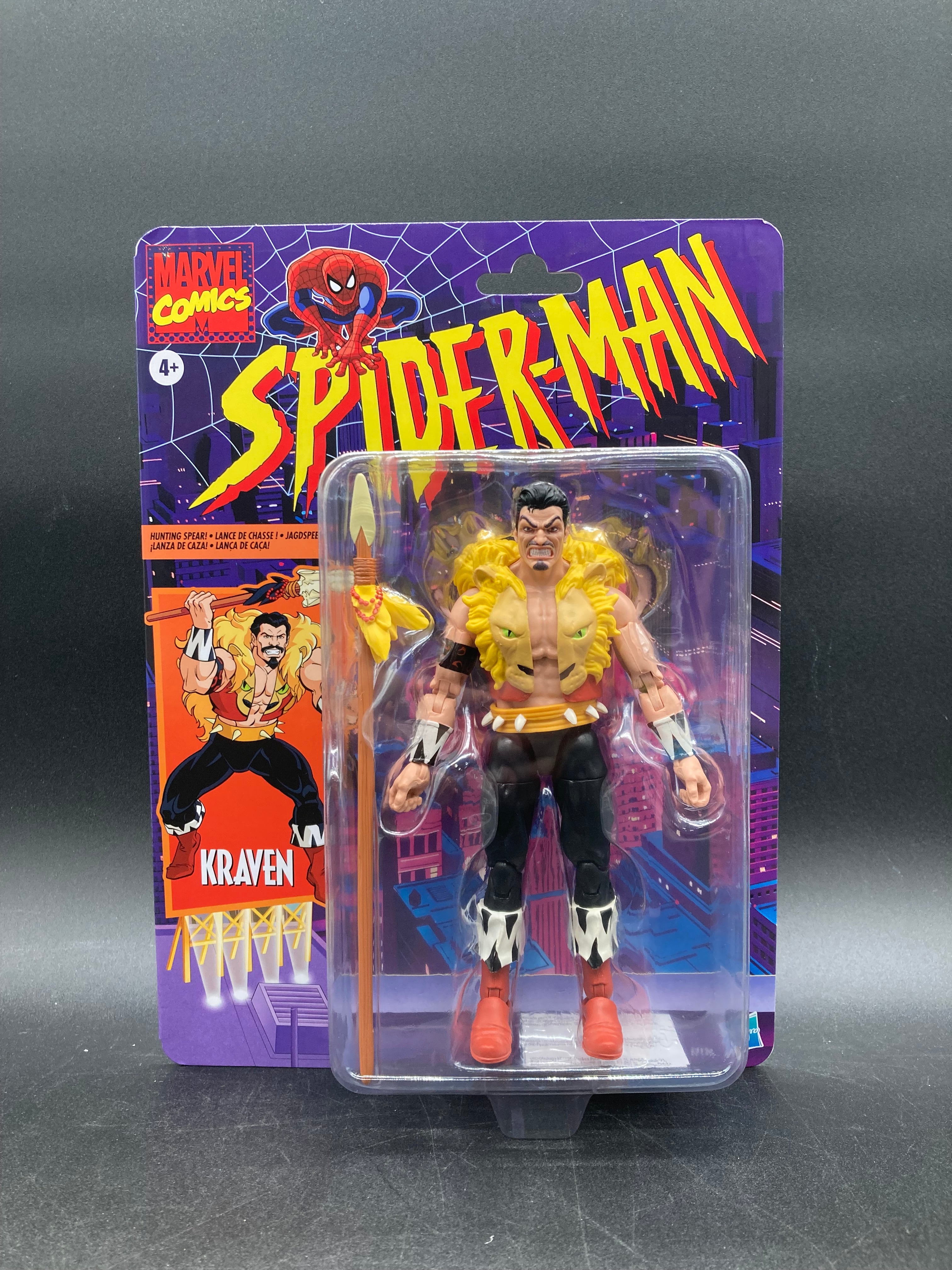 Kraven Spider-Man: The Animated Series Marvel Legends Action Figure Hasbro 2023