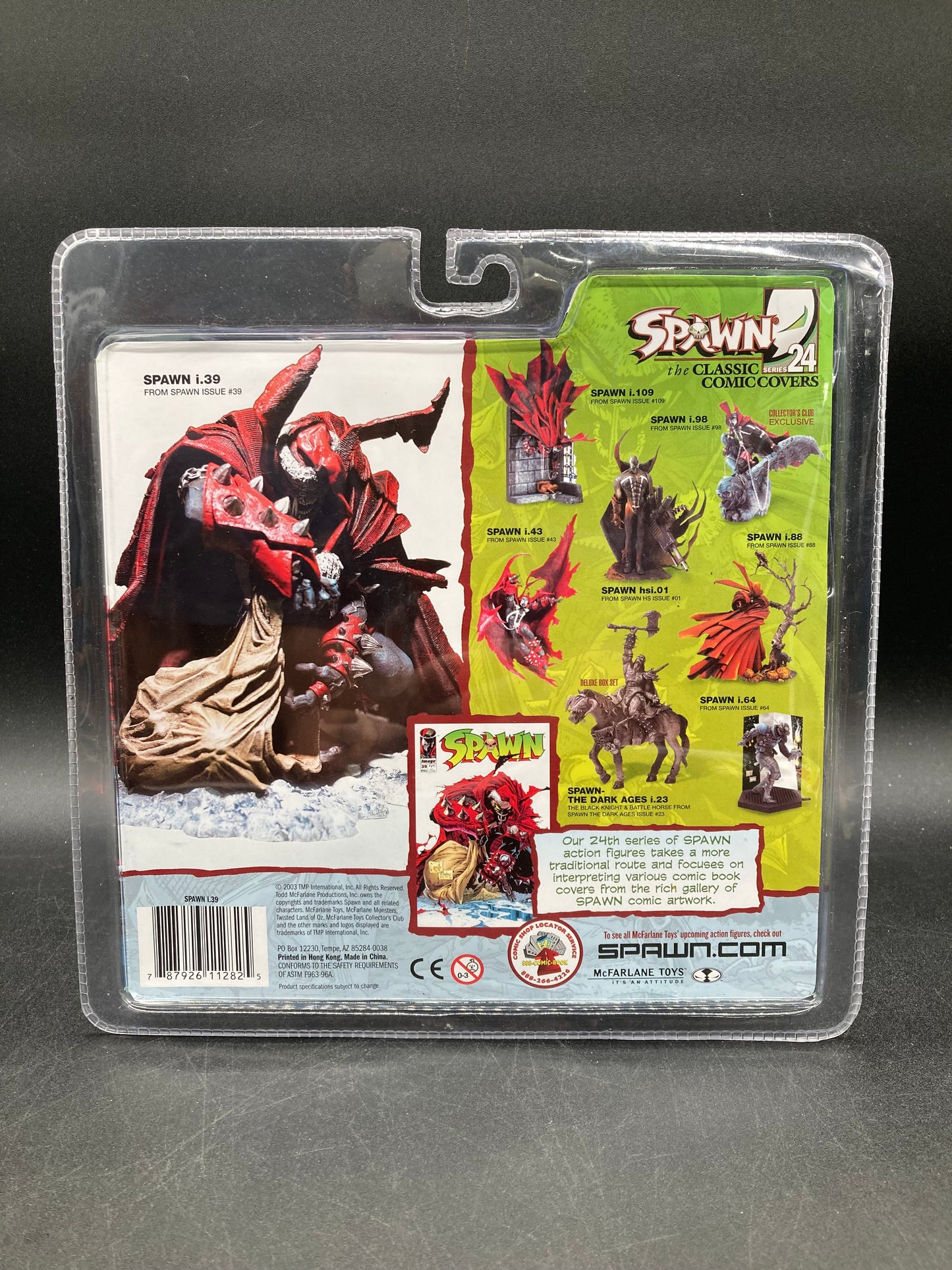 Christmas Spawn McFarlane Spawn Series 24 Classic Covers Figure Spawn Issue #39 Figure 2003