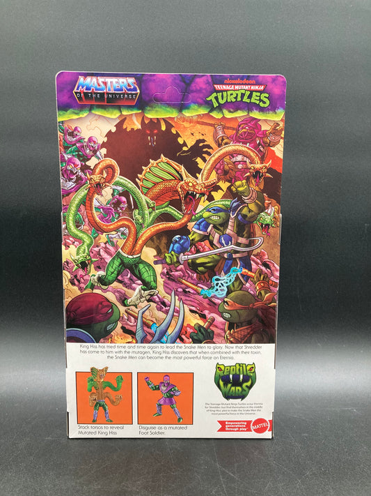 King Hiss Mattel Turtles Of Grayskull TMNT MOTU Figure 2024