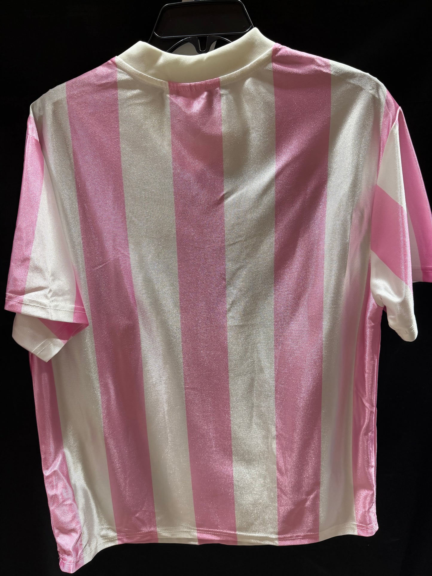 Spider-Man Pink and White Striped Jersey