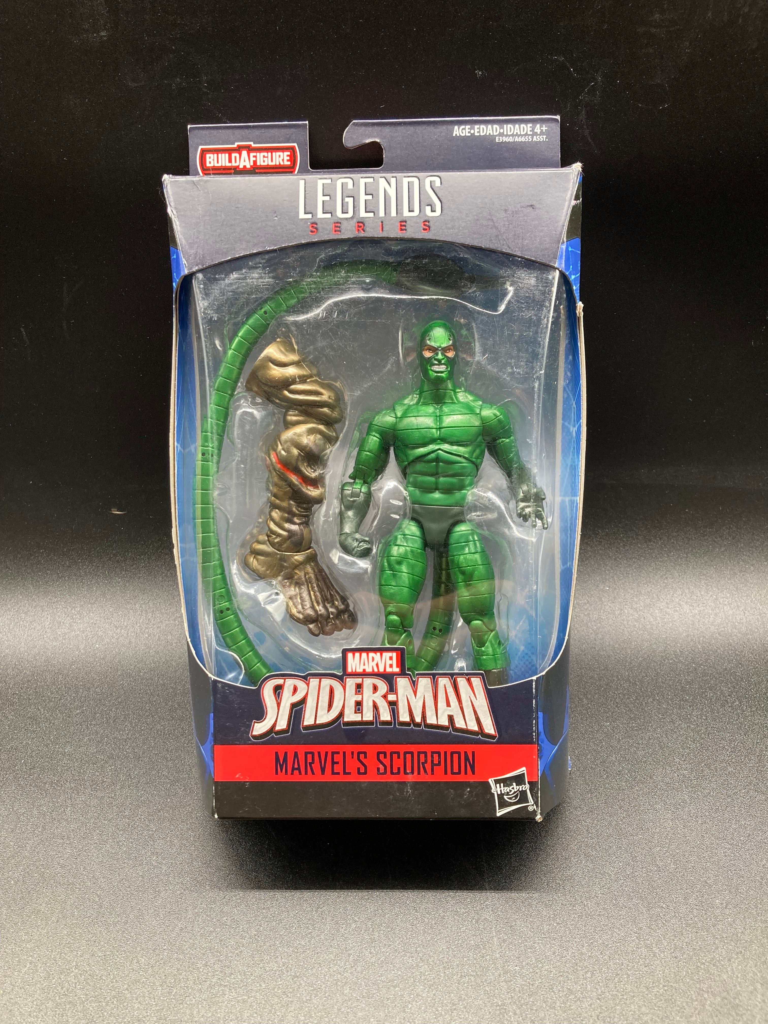 Scorpion Hasbro Marvel Legends Spider-Man Figure Molten Man BAF 2018
