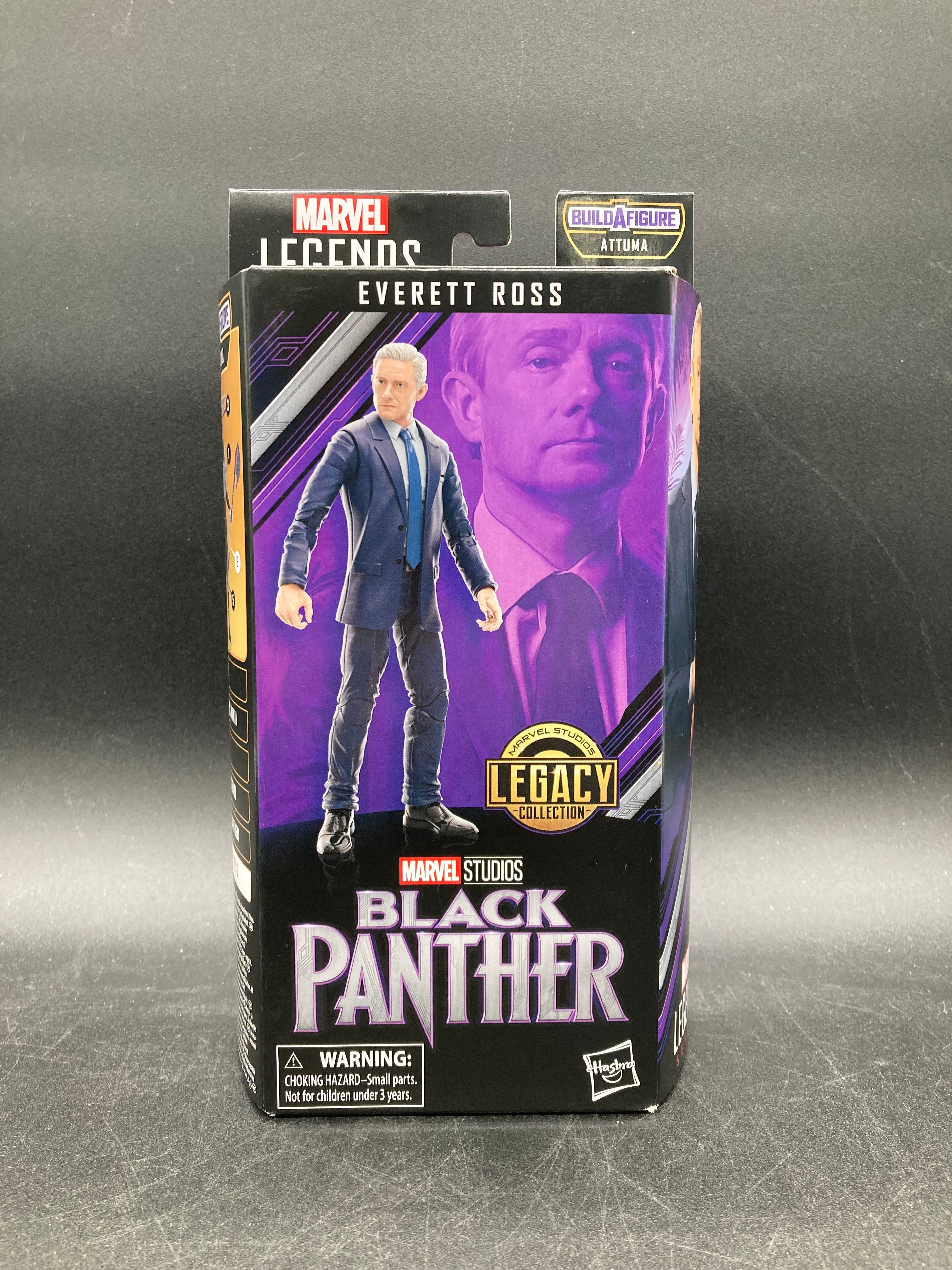 Everett Ross Hasbro Marvel Legends Black Panther Legacy Collection Figure Attuma BAF 2022
