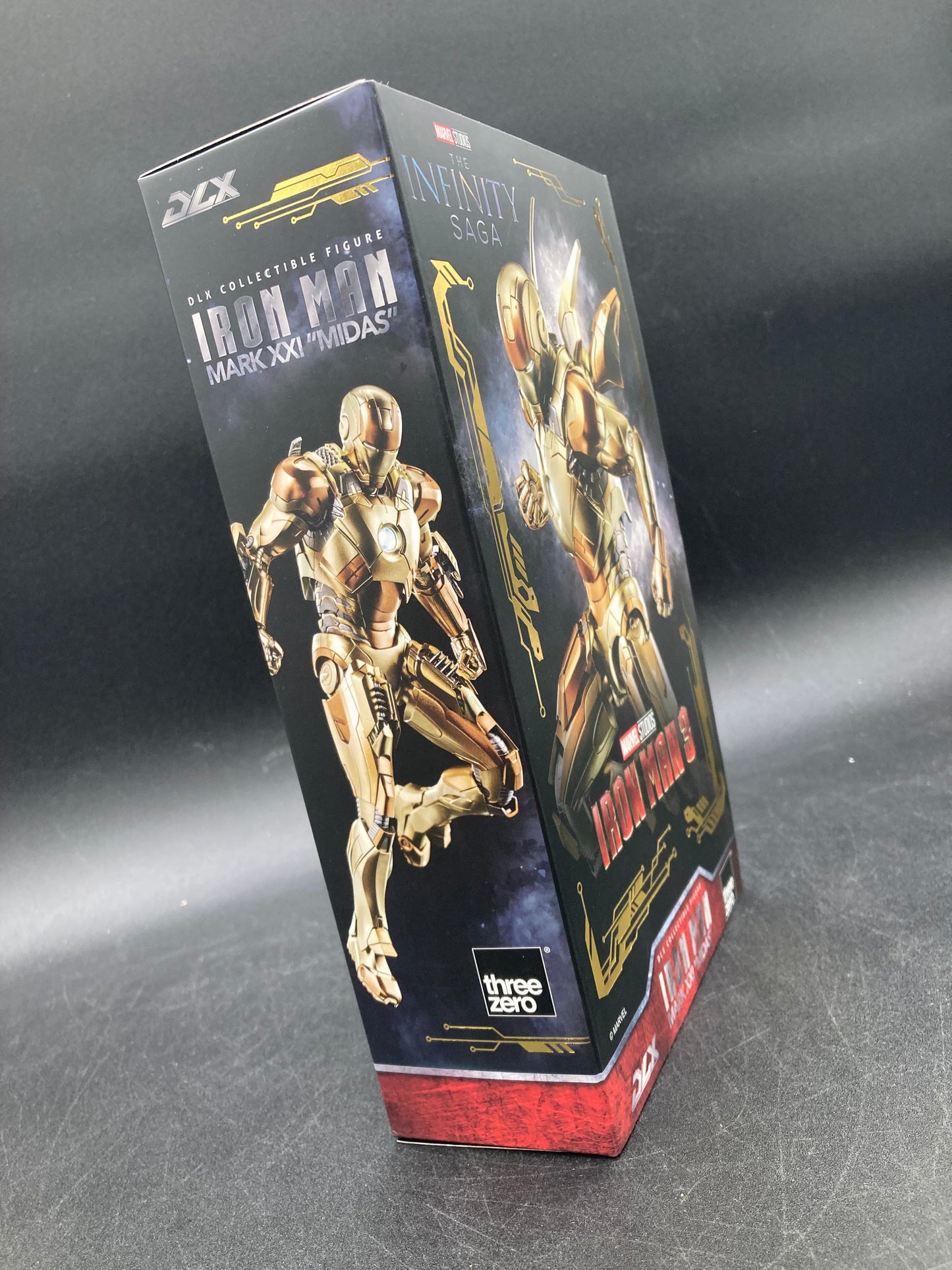 Iron Man Mark XXI "Midas" 1/12 Scale Avengers: The Infinity Saga DLX Three Zero Action Figure