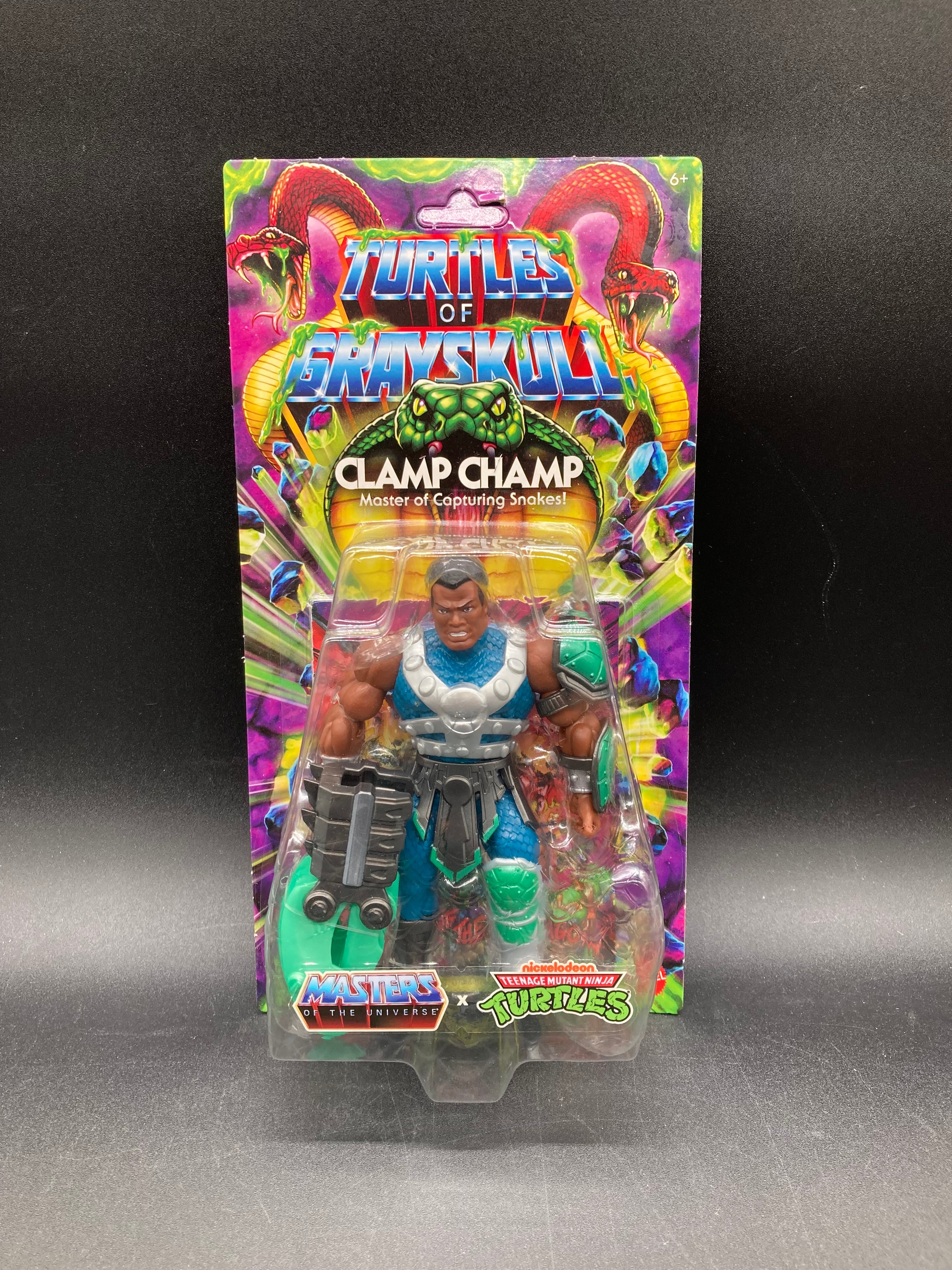 Clamp Champ Mattel MOTU-TMNT Turtles Of Grayskull Figure 2024
