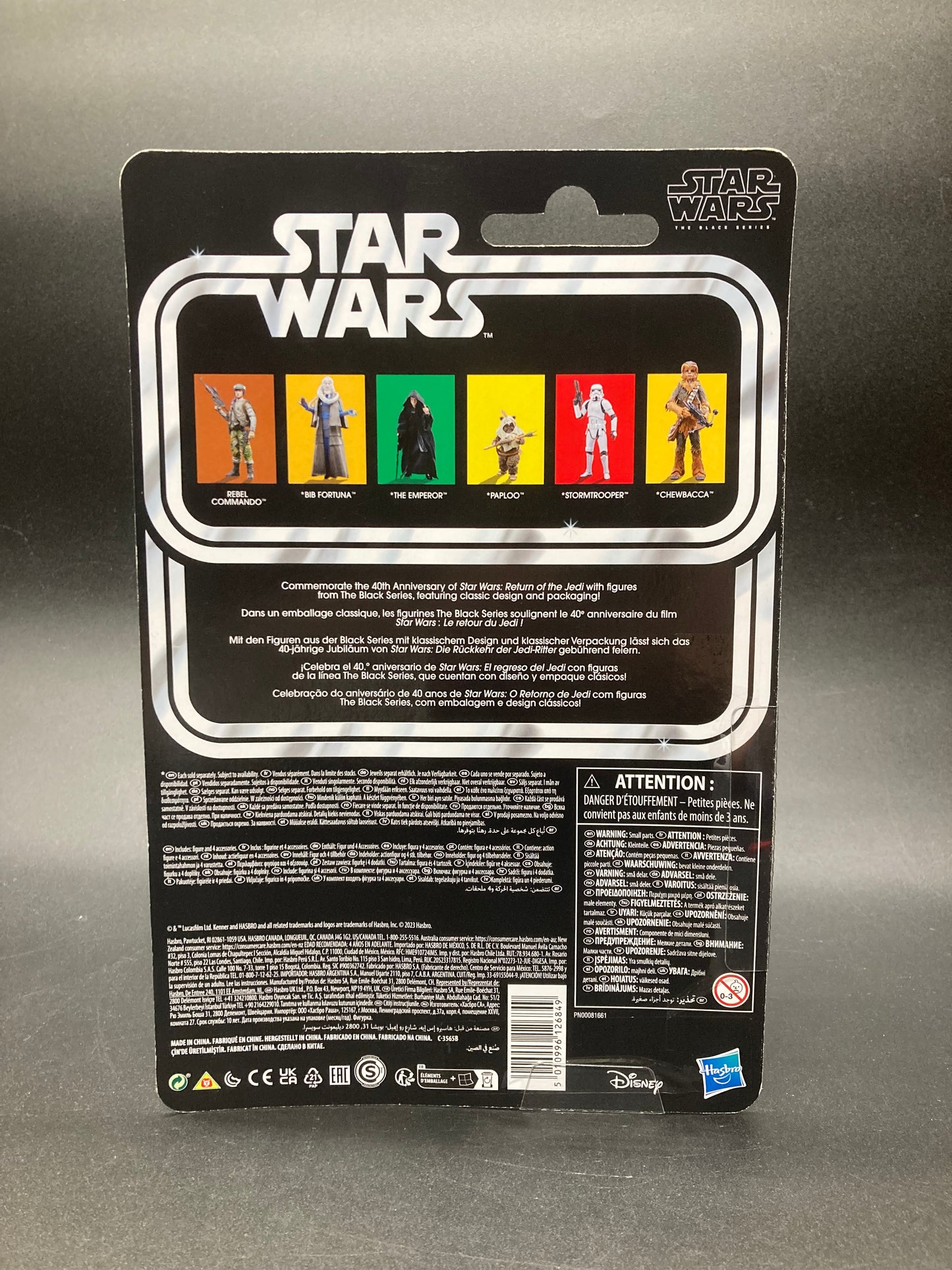 Rebel Commando Hasbro Star Wars Black Series Return Of The Jedi 40th Anniversary Kenner Retro Figure 2023