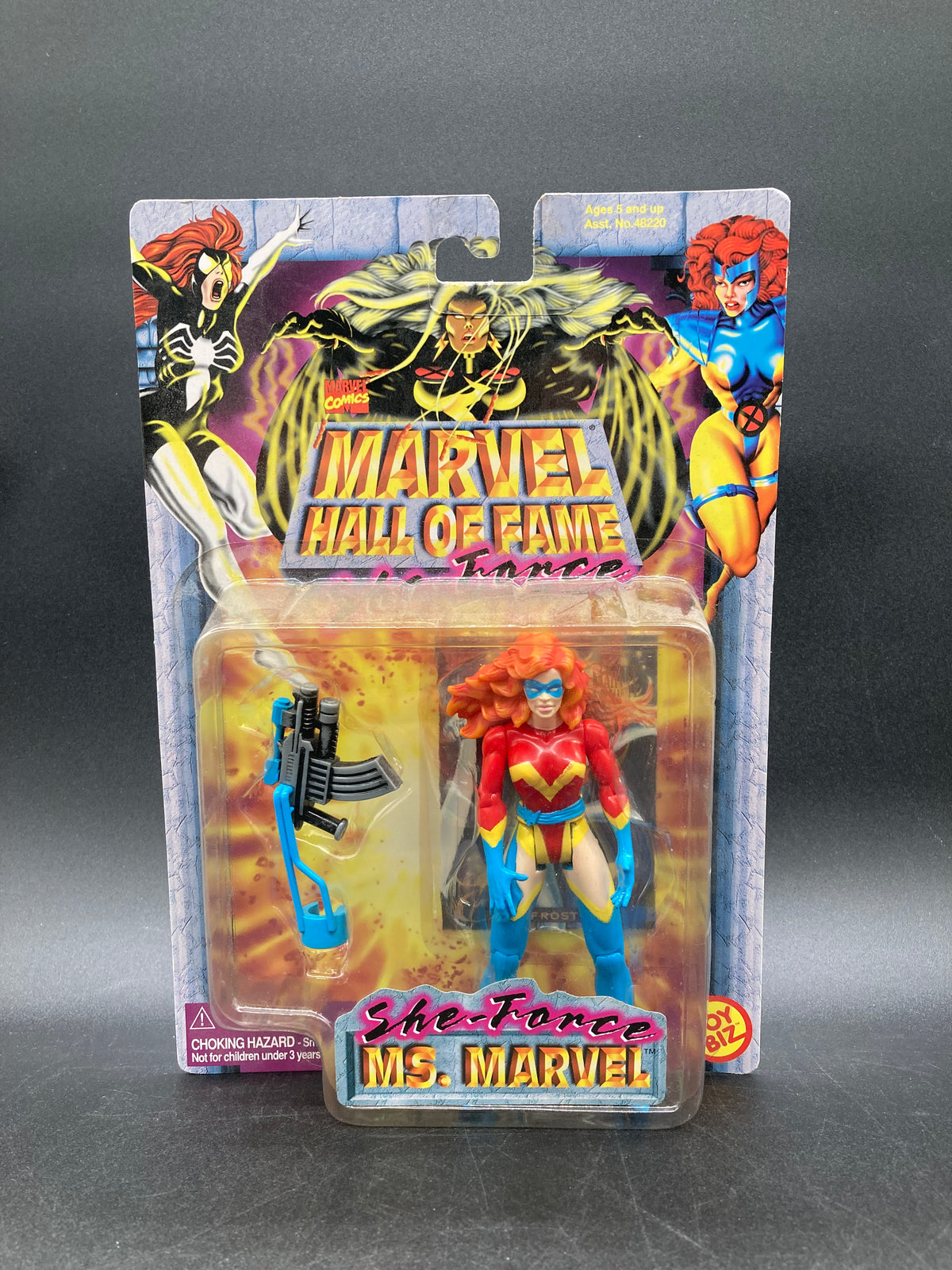Ms. Marvel (Sharon Ventura) Hall of Fame: She-Force Action Figure Toybiz 1996