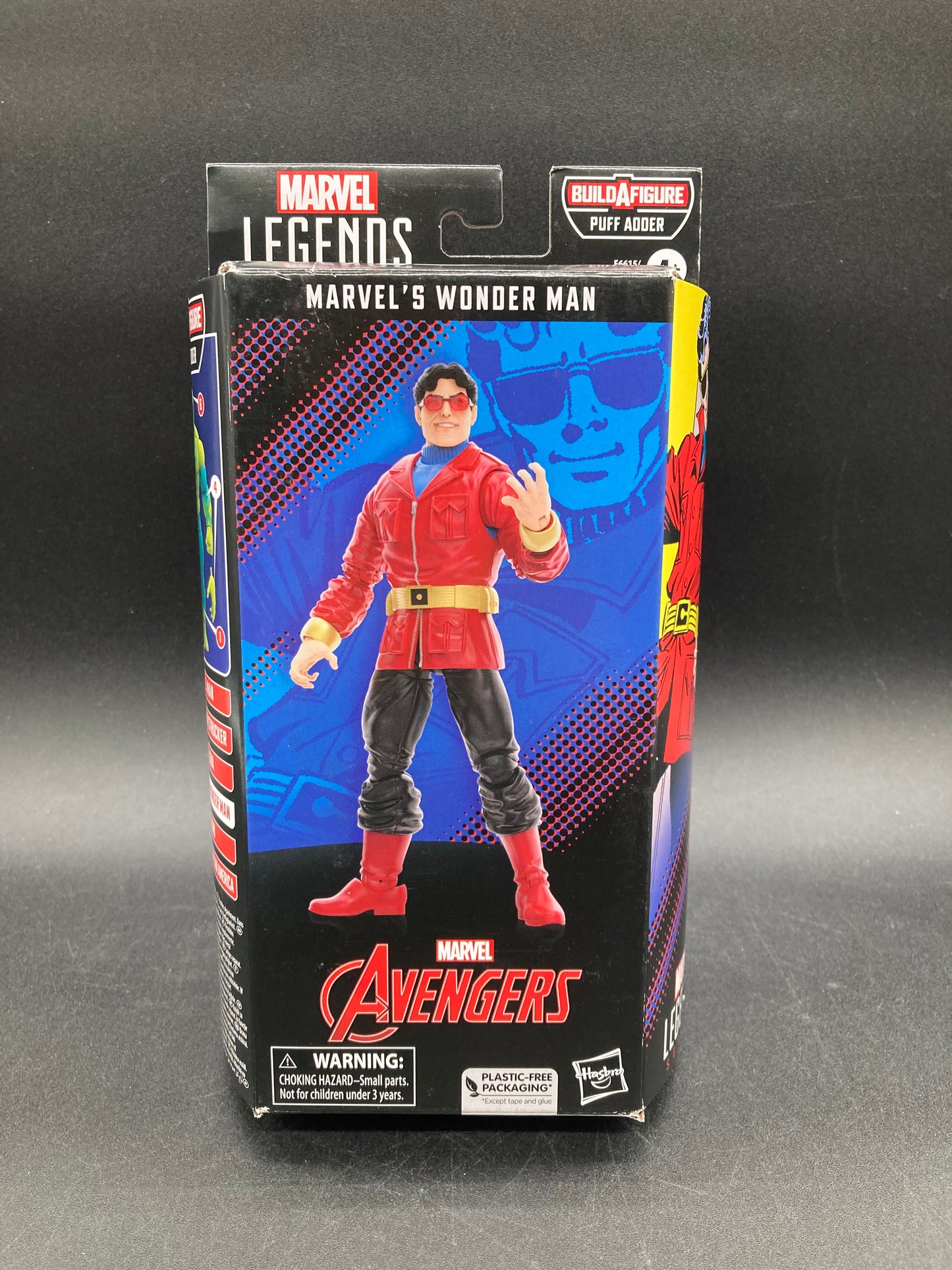 Wonder Man Marvel Legends (BAF Puff Adder) Action Figure Hasbro 2023