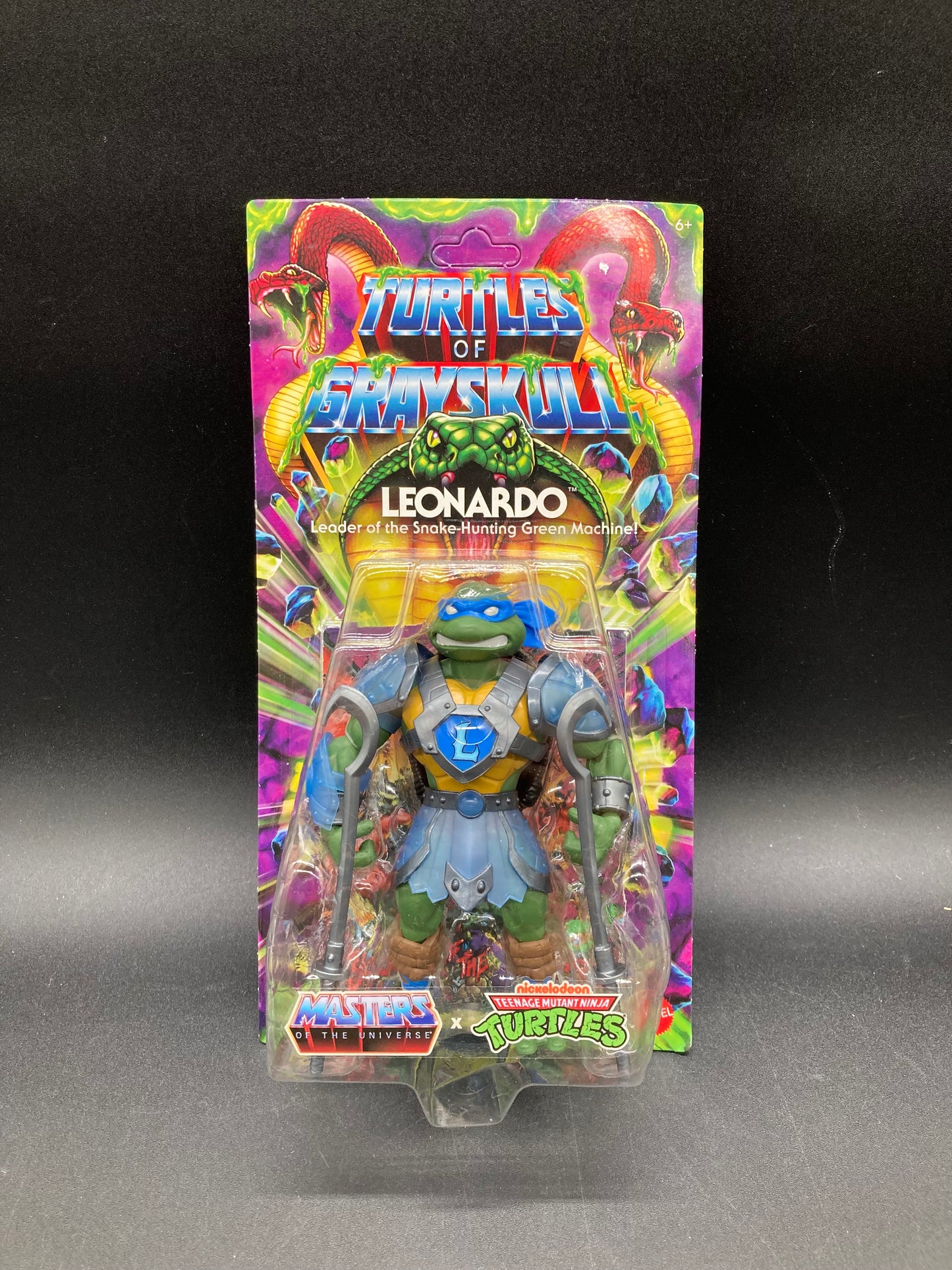 Leonardo Mattel MOTU-TMNT Turtles Of Grayskull Figure 2024