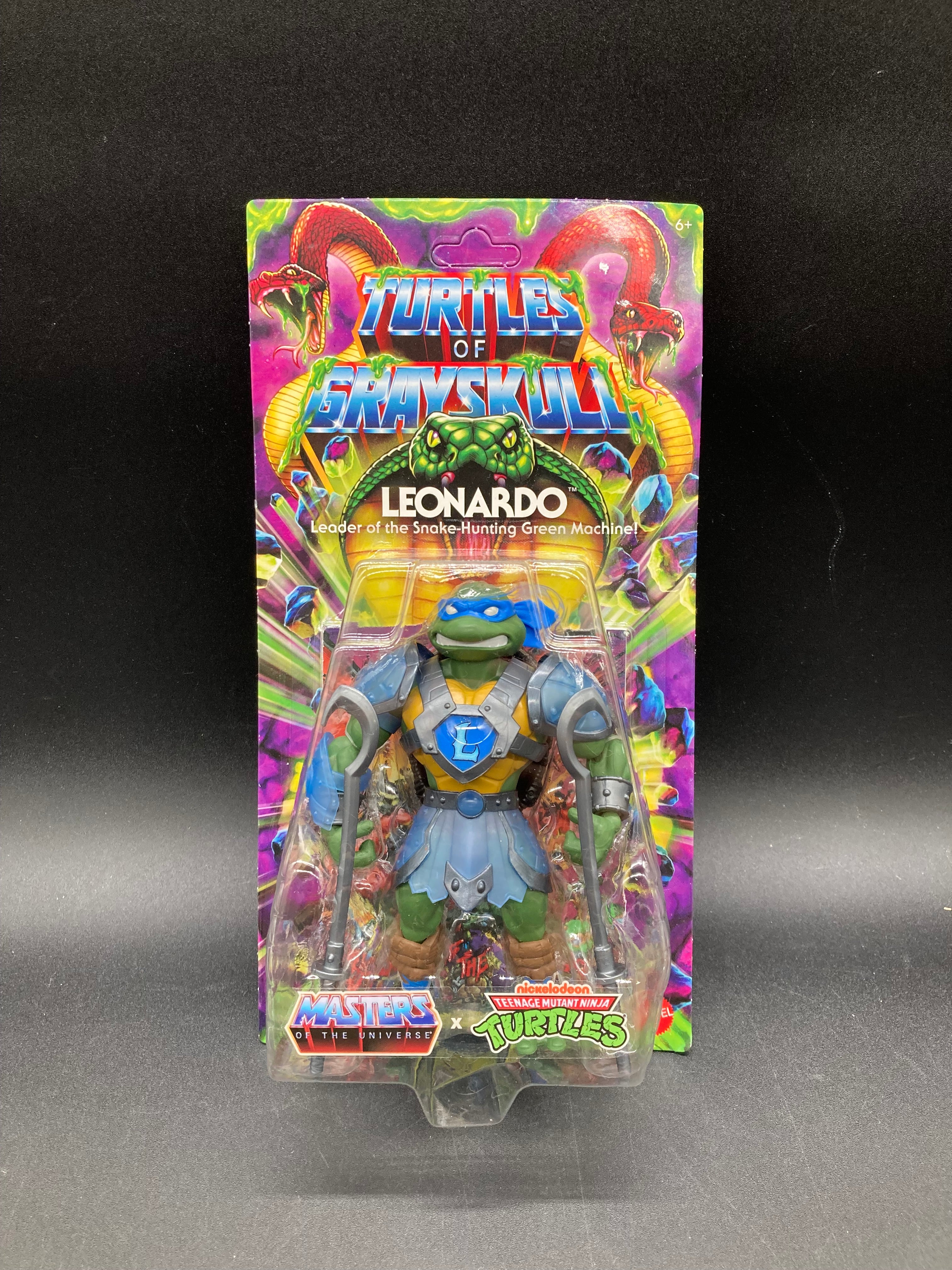 Leonardo Mattel MOTU-TMNT Turtles Of Grayskull Figure 2024