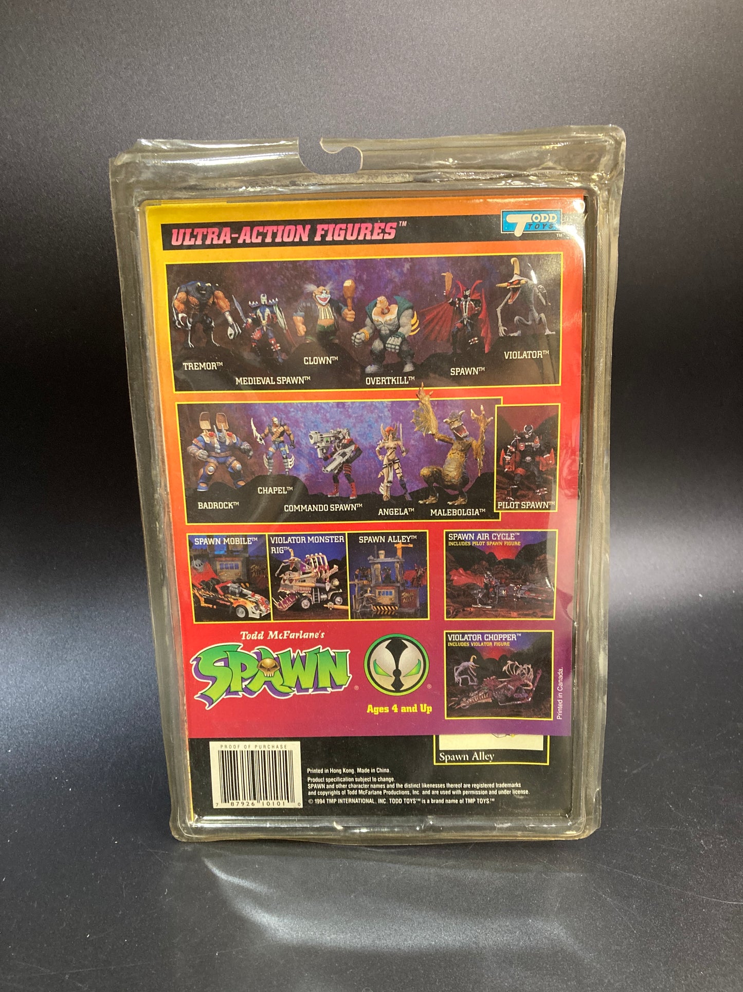 Spawn (Unmasked Variant) McFarlane Toys Action Figure 1994