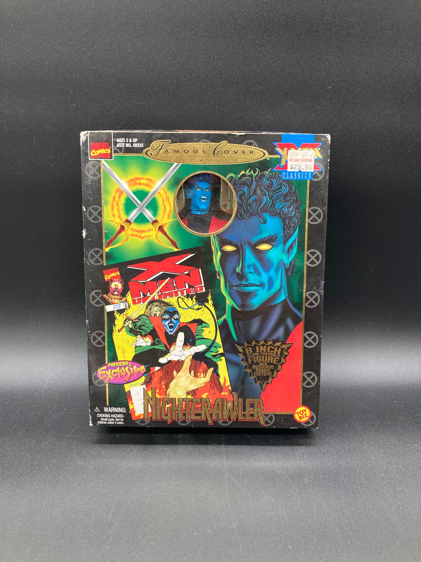 Nightcrawler Toybiz Previews Exclusive 8” Famous Cover Series Special Collector’s Edition Figure (Misprint) 1999