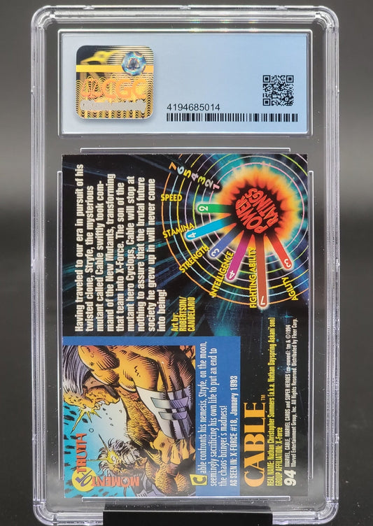 Cable, Marvel Universe series 5 #94 CGC 9