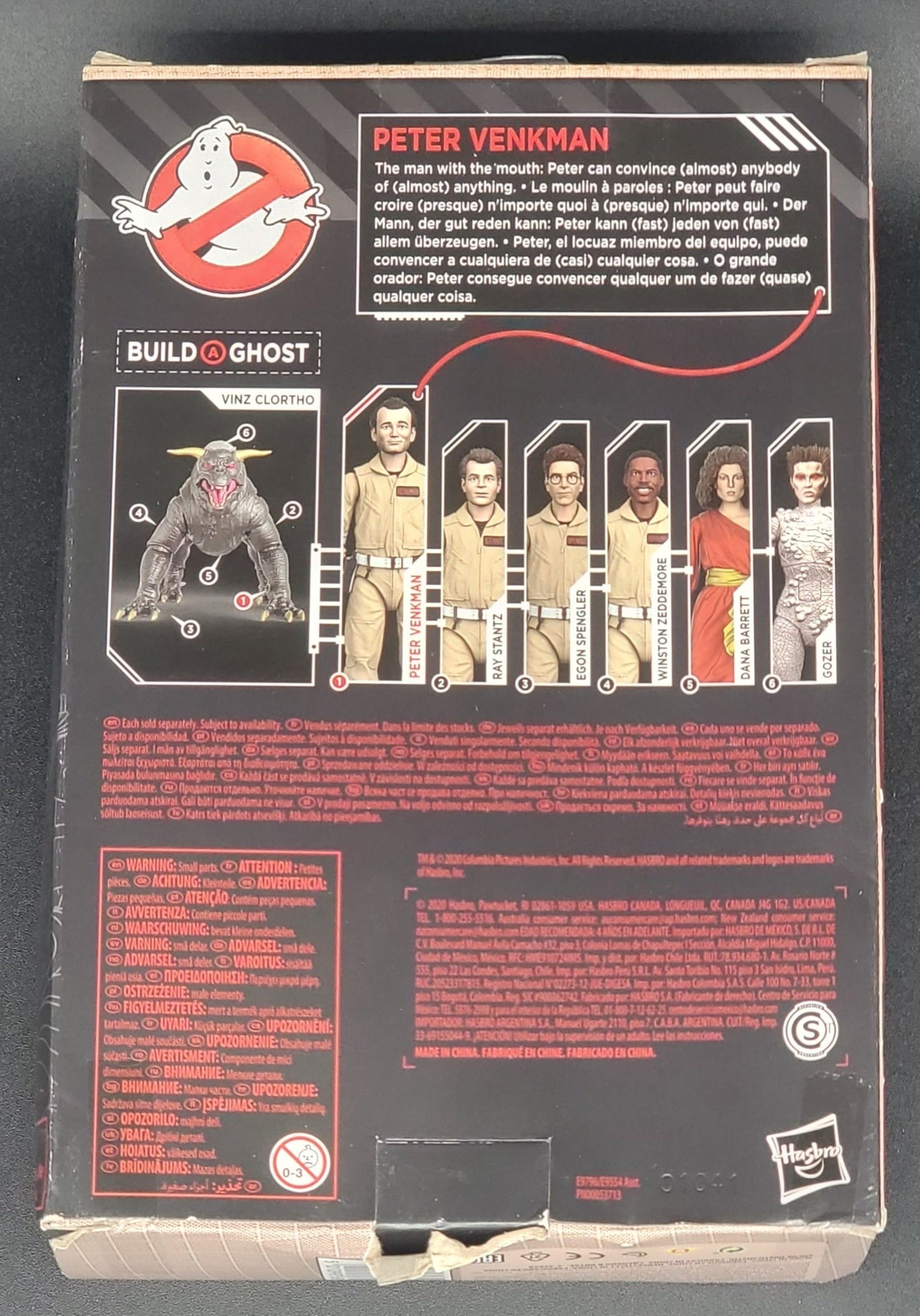 Venkman Ghostbusters Plasma series (Build-a-ghost, Vinz Clortho "Terror Dog") Hasbro 2020