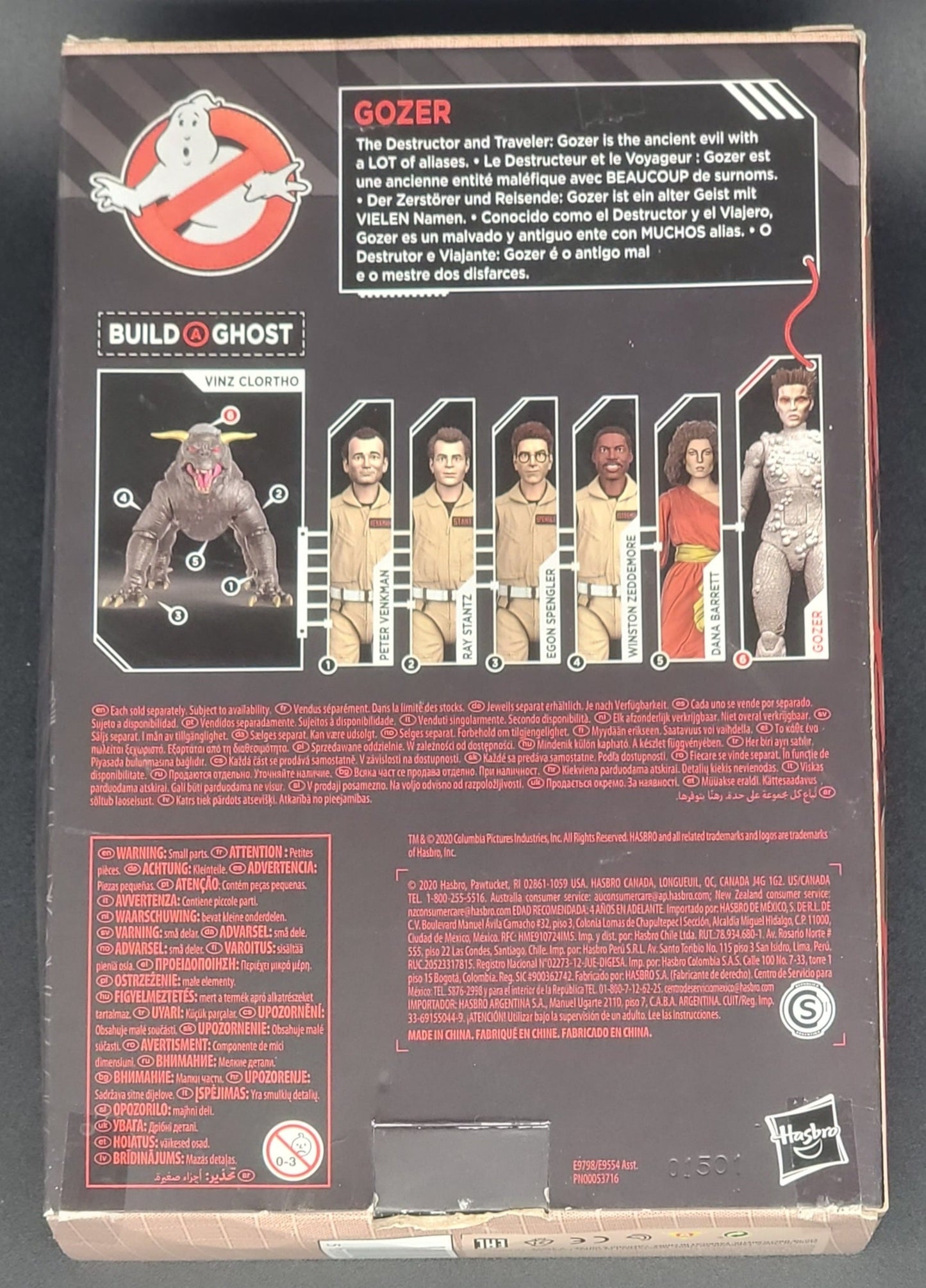 Gozer Ghostbusters Plasma series (Build-a-ghost, Vinz Clortho "Terror Dog") Hasbro 2020