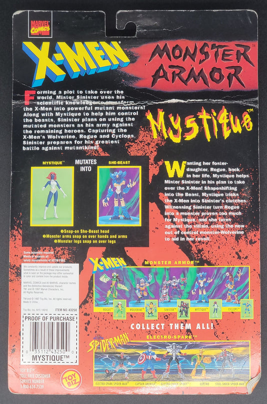 Mystique X-Men: Monster Armor Series Action Figure Toybiz 1997