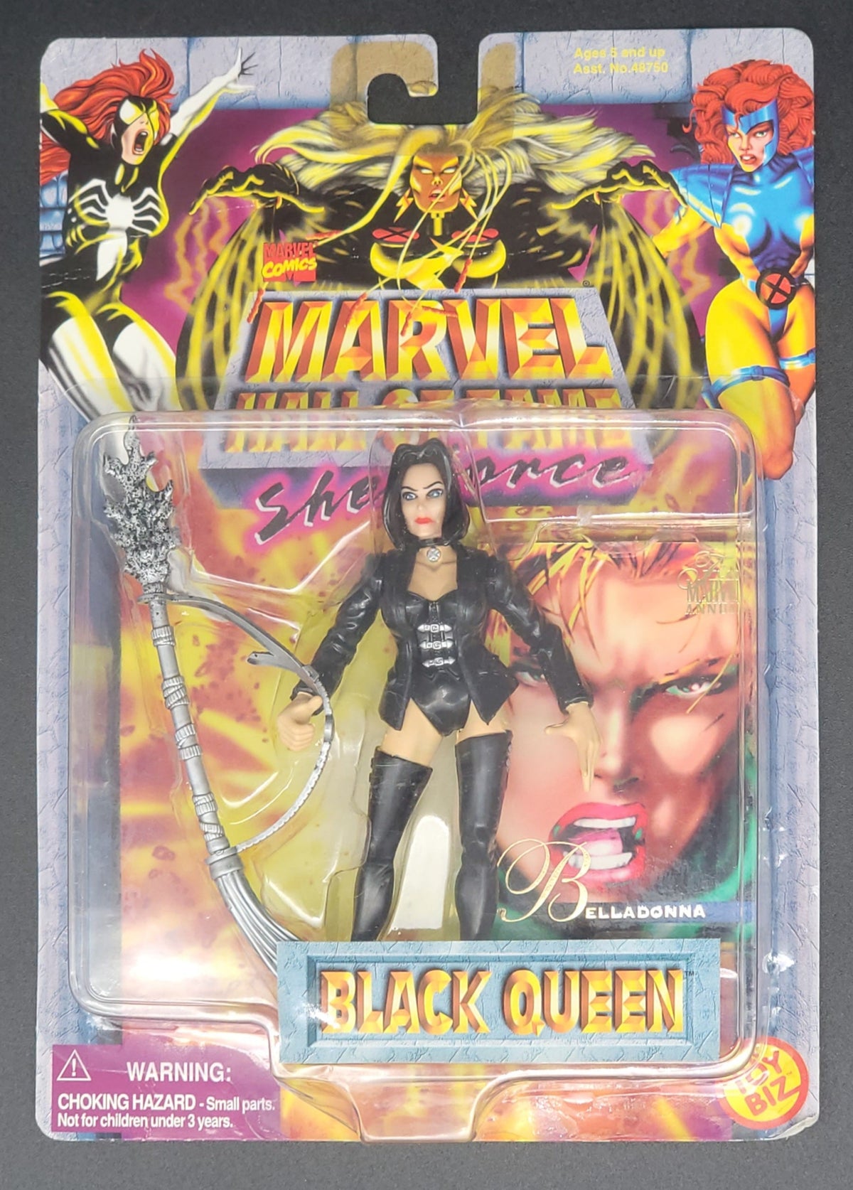 Black Queen Hall of Fame: She-Force Action Figure Toybiz 1996