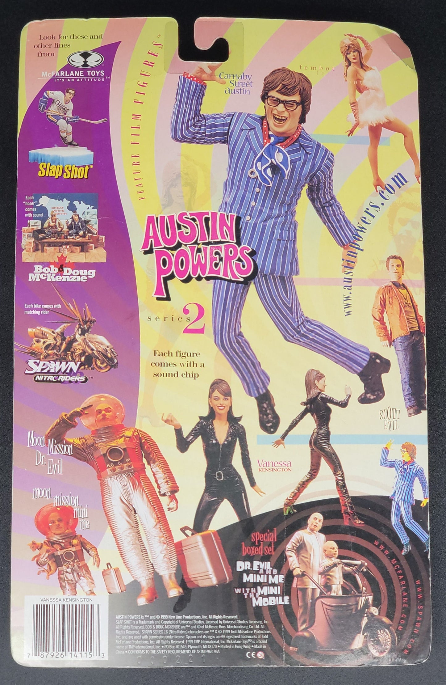 Vanessa Kensington Austin Powers Action Figure McFarlane Toys 1999