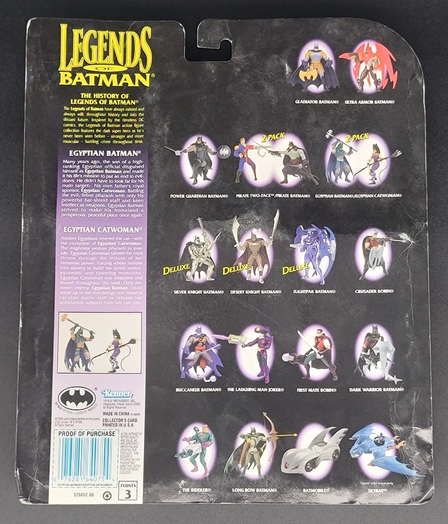 Egyptian Batman & Catwoman Kenner Legends of Batman Figures 1995