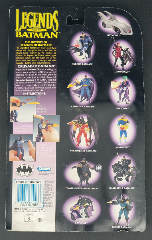 Crusader Batman Kenner Legends Of Batman Figure 1994