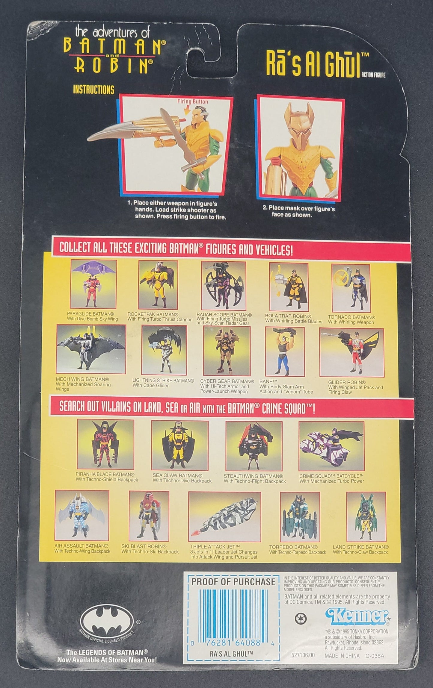 "Ra's Al Ghul" (The Adventures of Batman and Robin) Action Figure Kenner 1995
