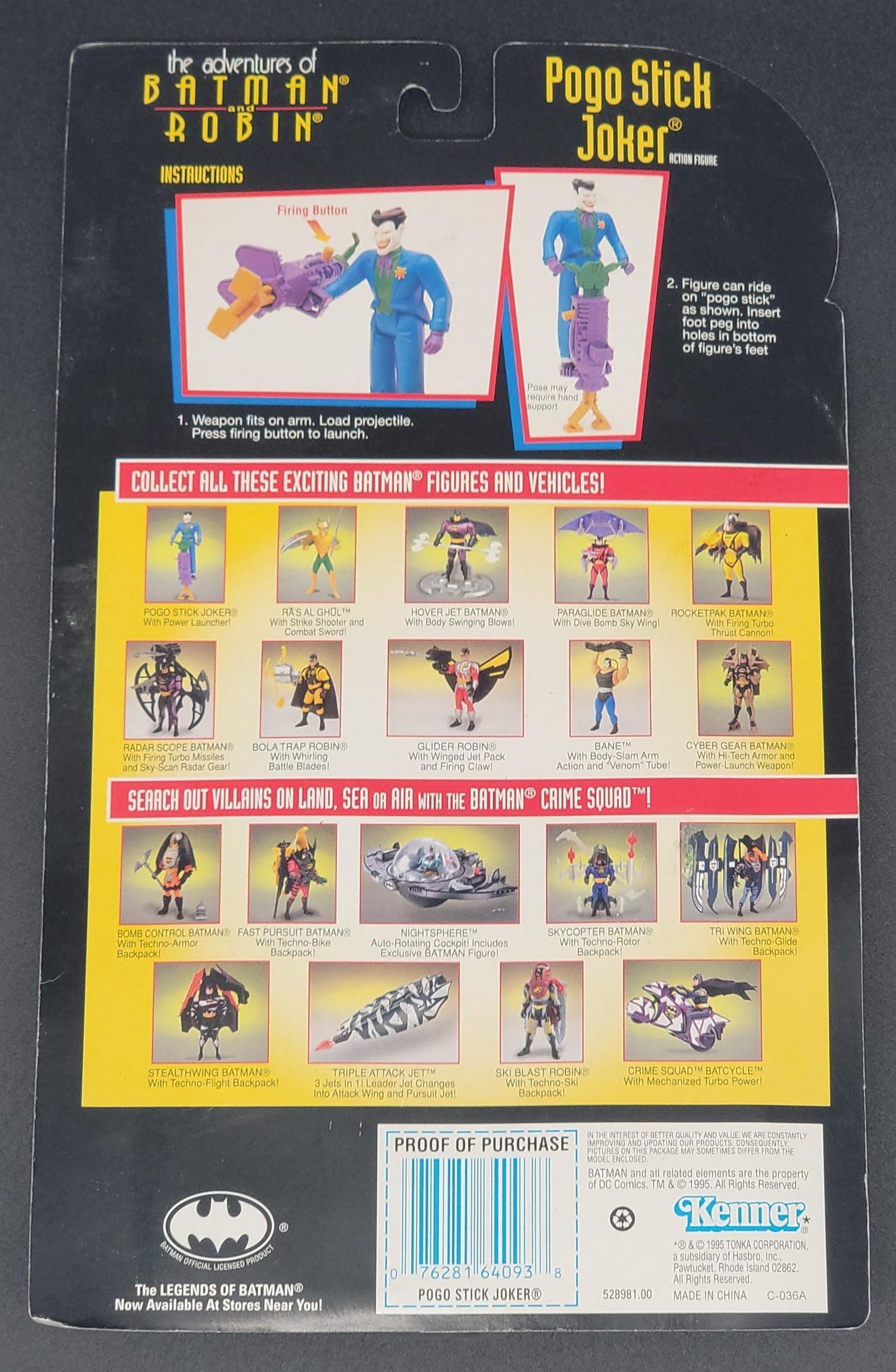 "The Joker" (The Adventures of Batman and Robin) Action Figure Kenner 1995