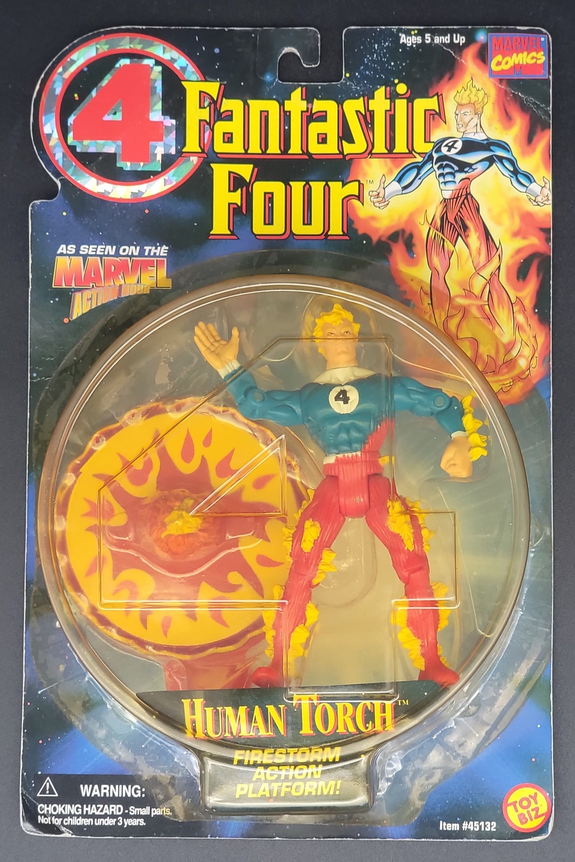 Human Torch 1996 Toybiz Fantastic Four