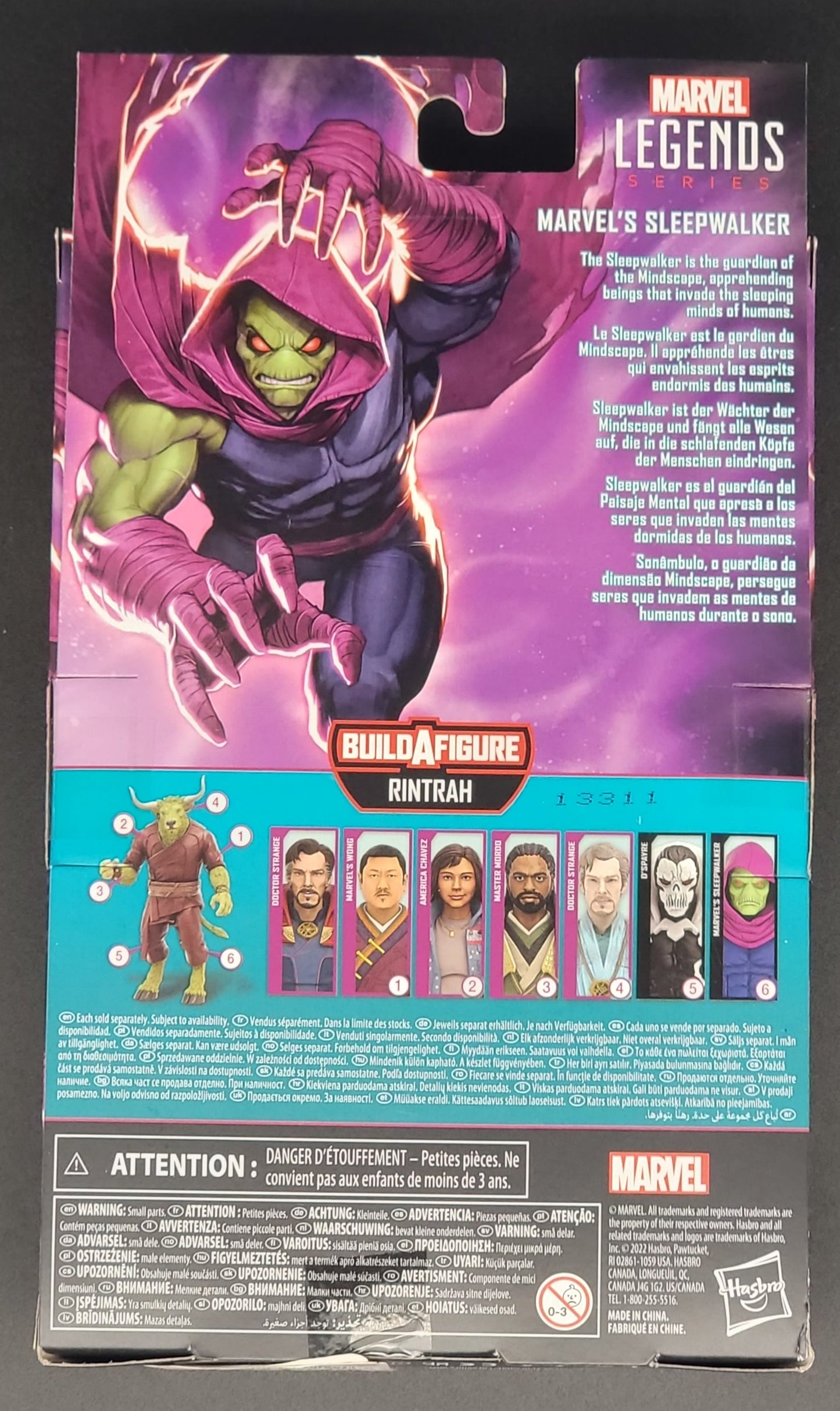 Sleepwalker Marvel Legends BAF Rintrah