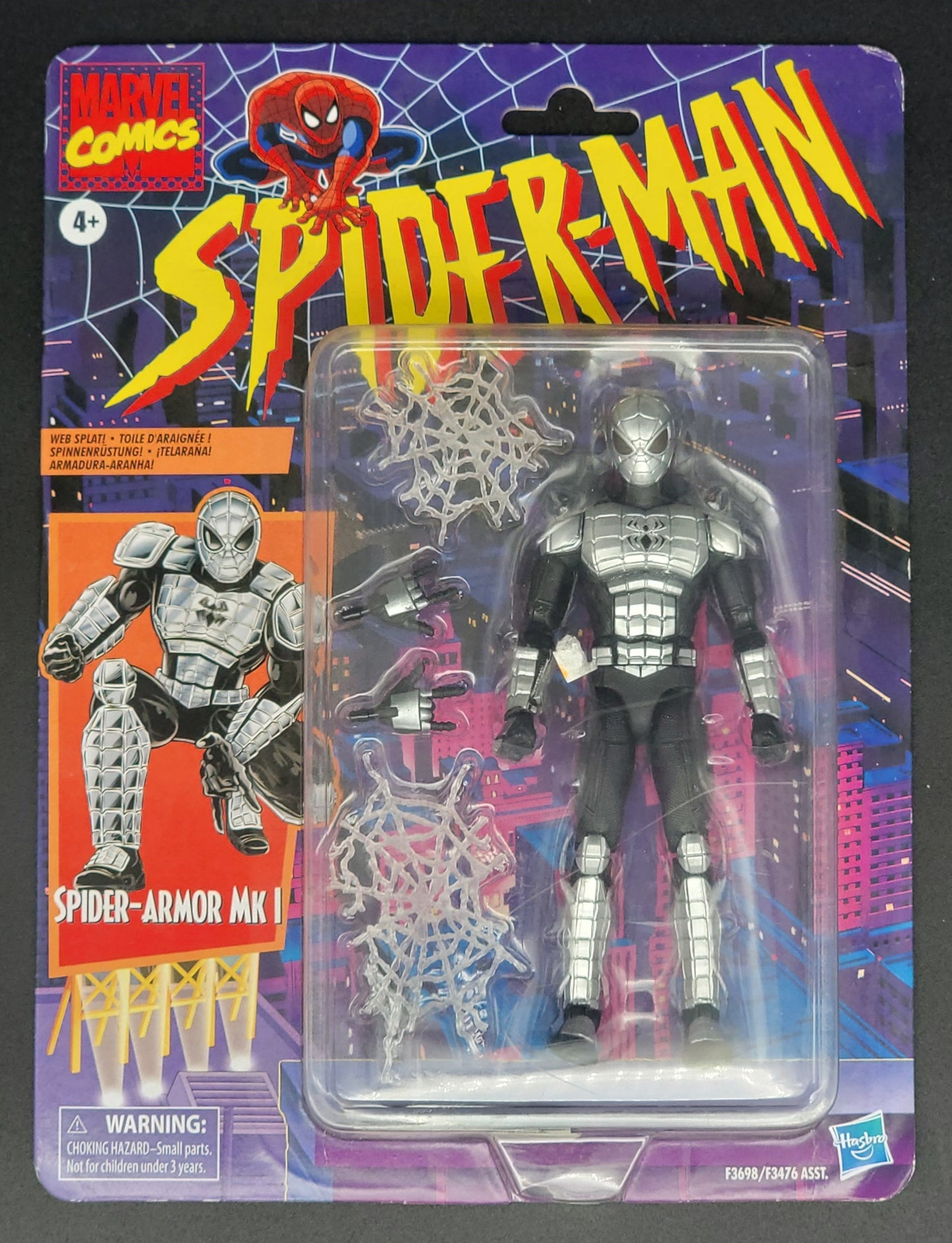 Spider-Armor MK-1 Hasbro Marvel Legends Retro Spider-Man Figure