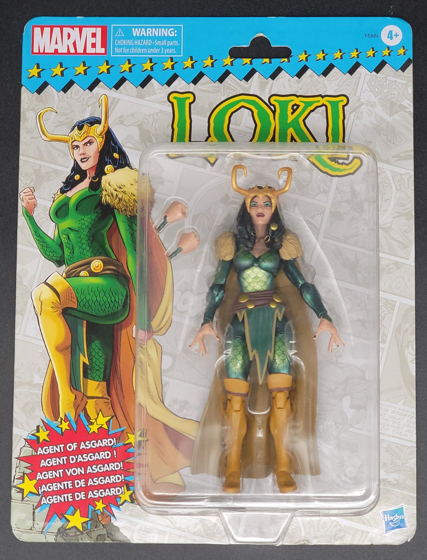 Loki (Agent of Asgard) Hasbro Retro Marvel Legends Figure