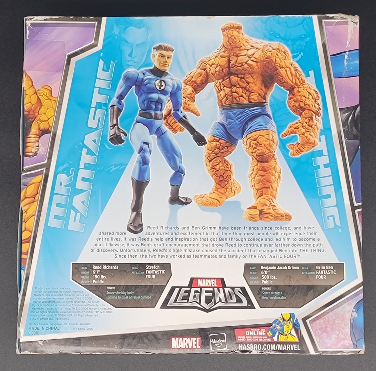 Mr. Fantastic / Thing Marvel Legends