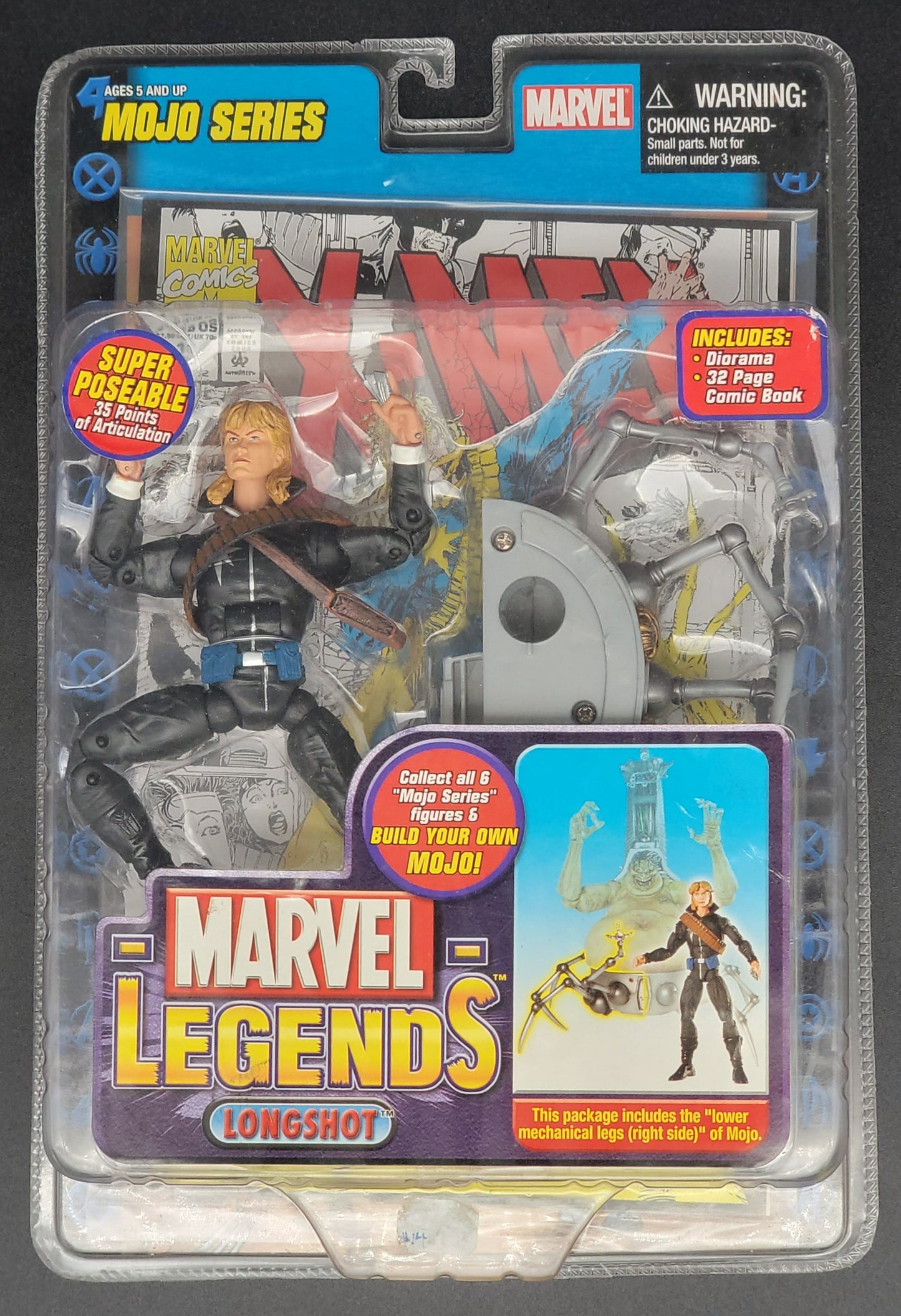 Longshot Marvel Legends BAF Mojo 2006 Toybiz