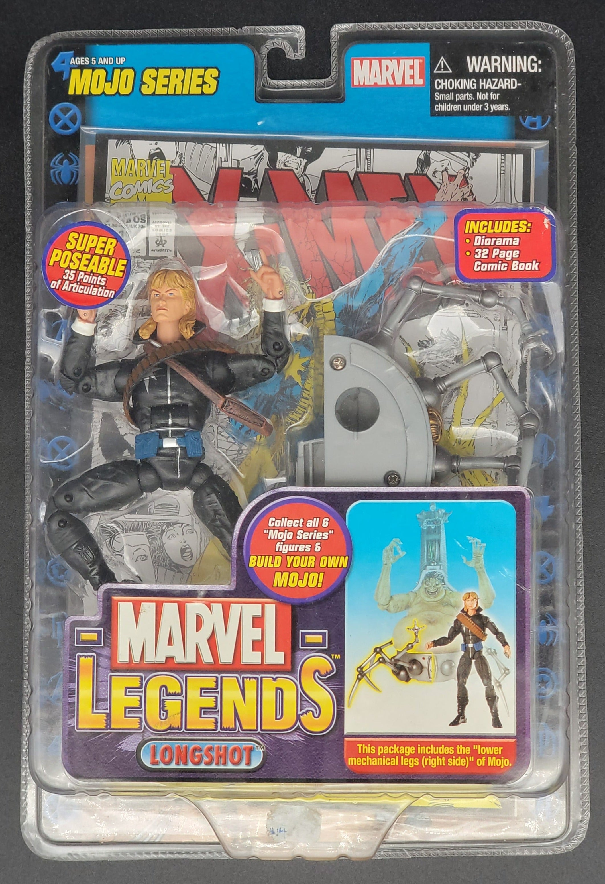 Longshot Marvel Legends BAF Mojo 2006 Toybiz
