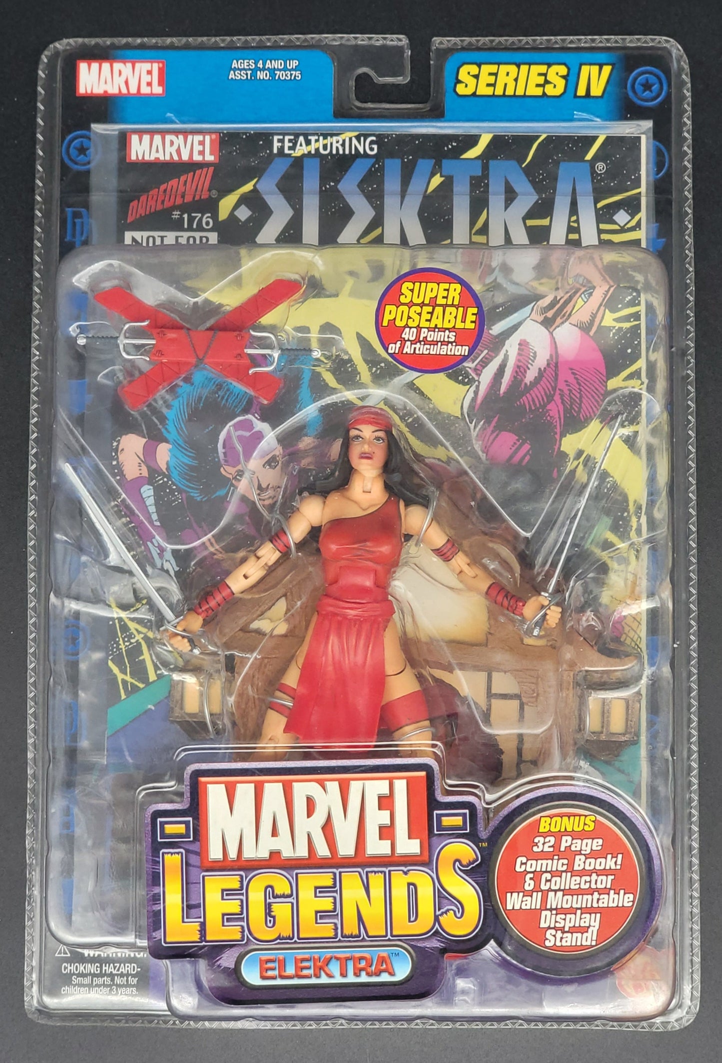 Elektra Toybiz Marvel Legends Series 4 Figure