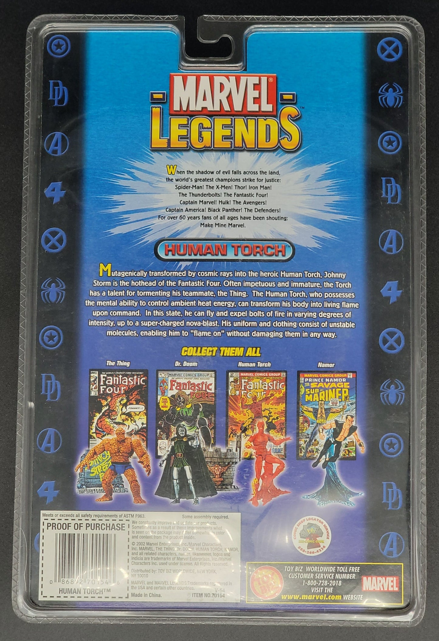 Human Torch Marvel Legends series 2