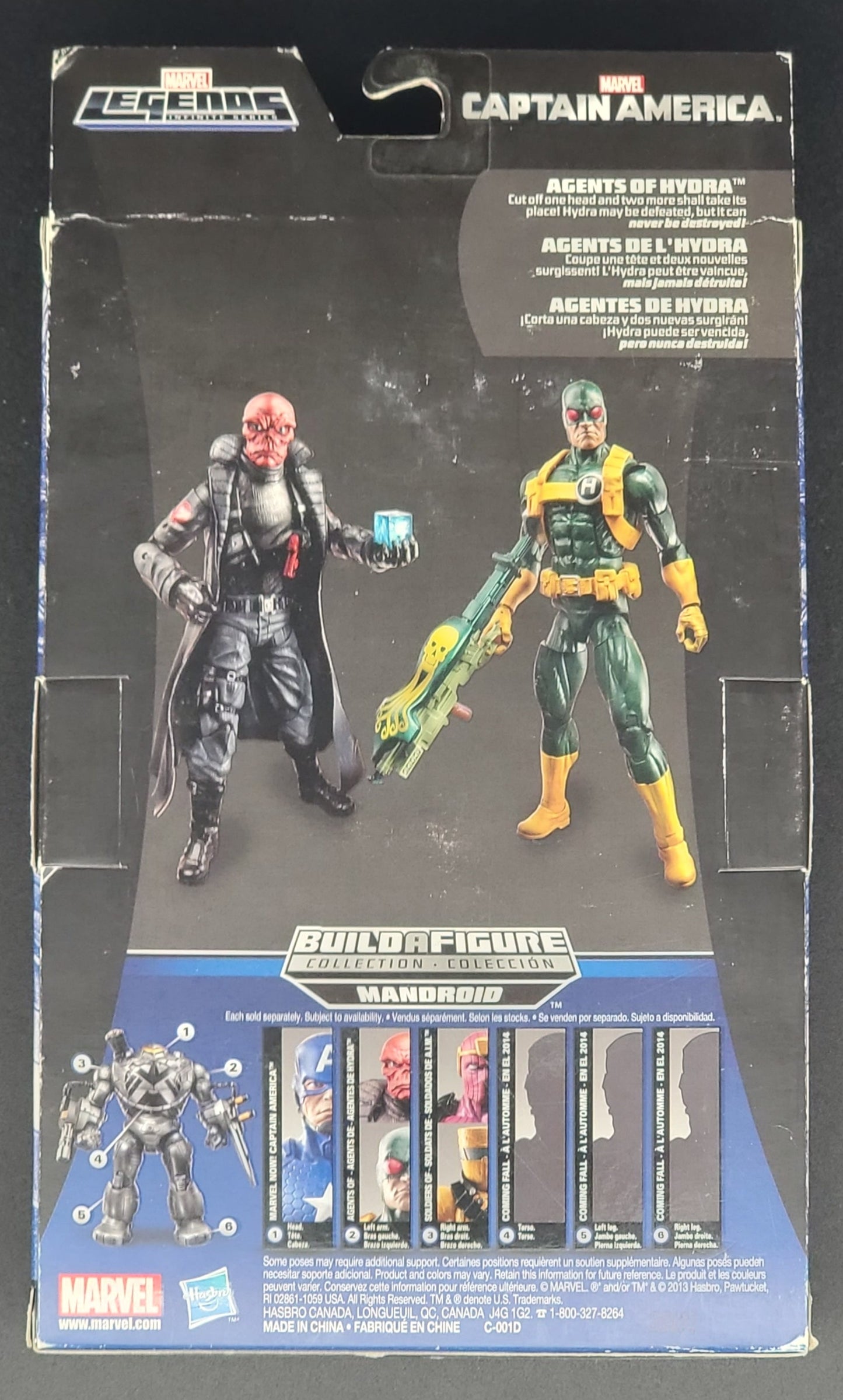 Red skull Marvel Legends BAF Mandroid
