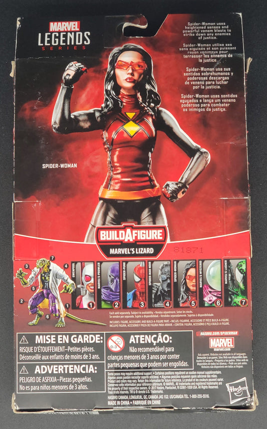 Spider woman Marvel Legends BAF Lizard