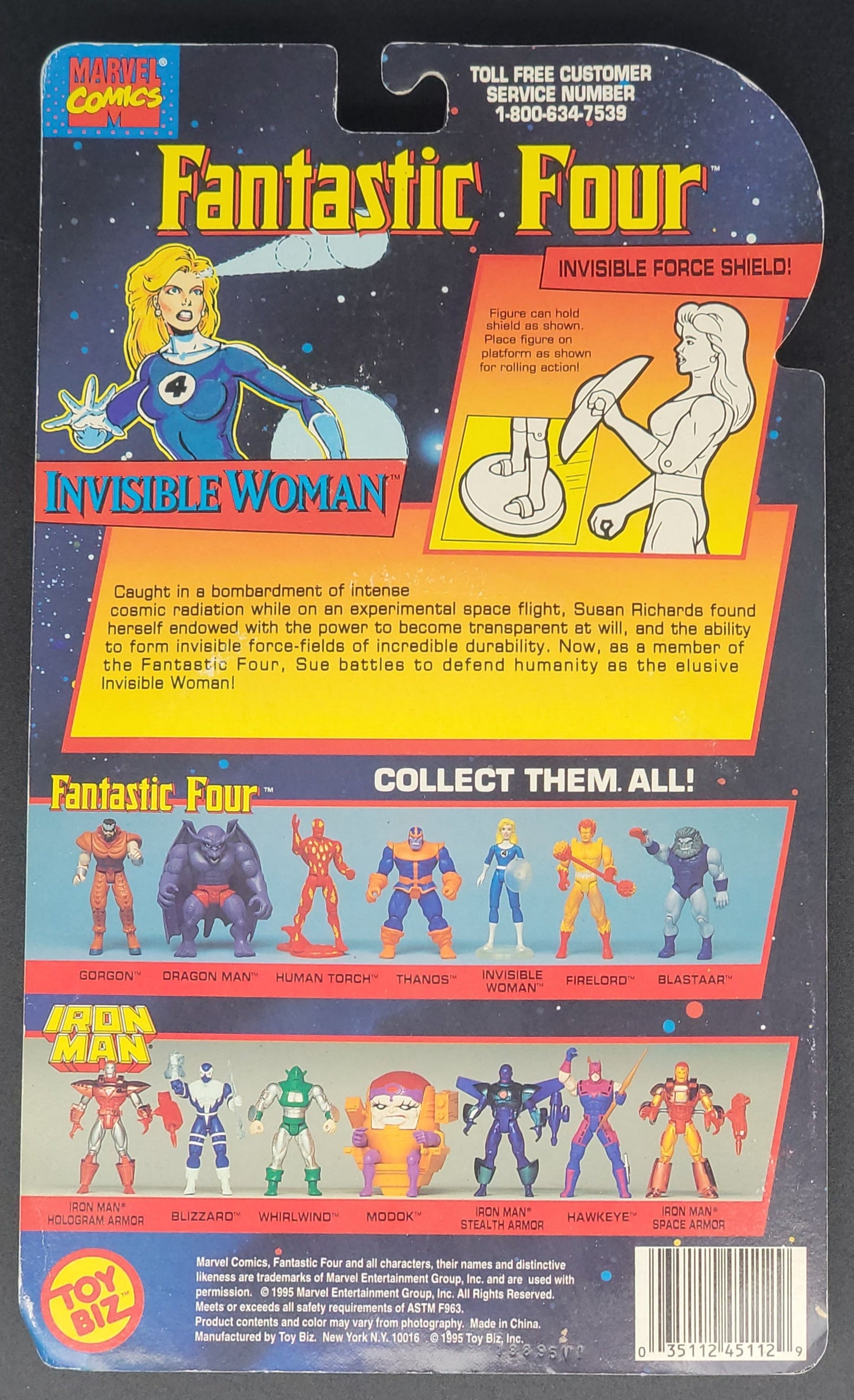 Invisible Woman 1995 Toybiz (invisible)