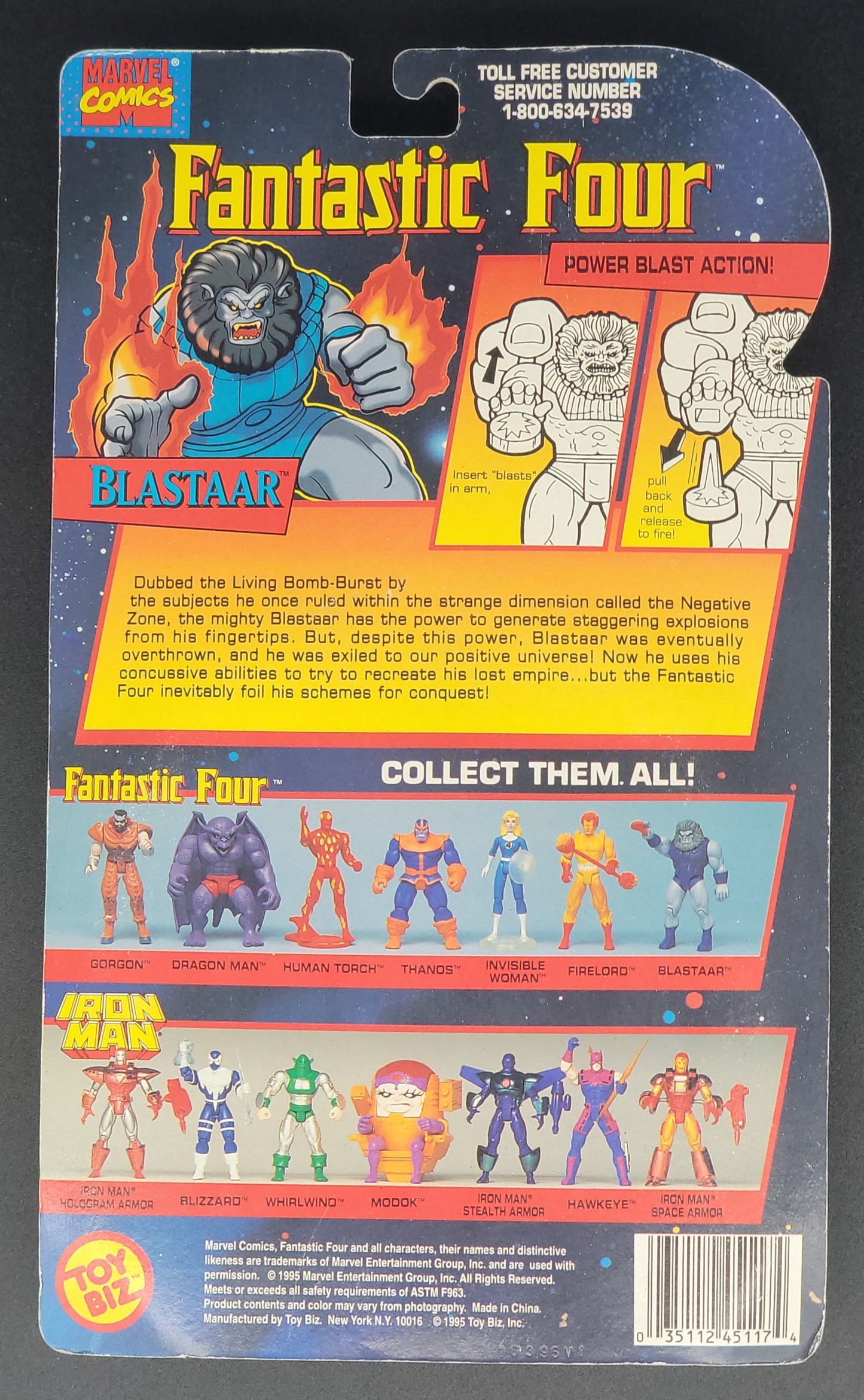 Blastaar Toybiz Fantastic Four