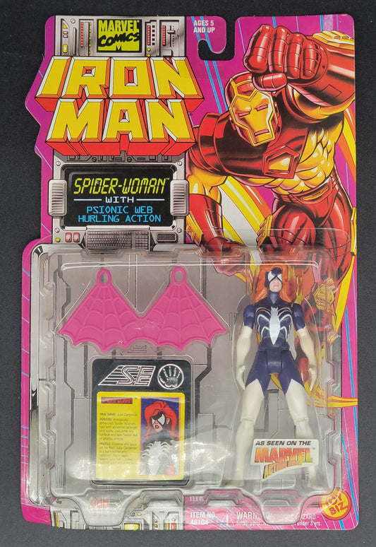 Spider woman 1994 Toybiz Iron Man