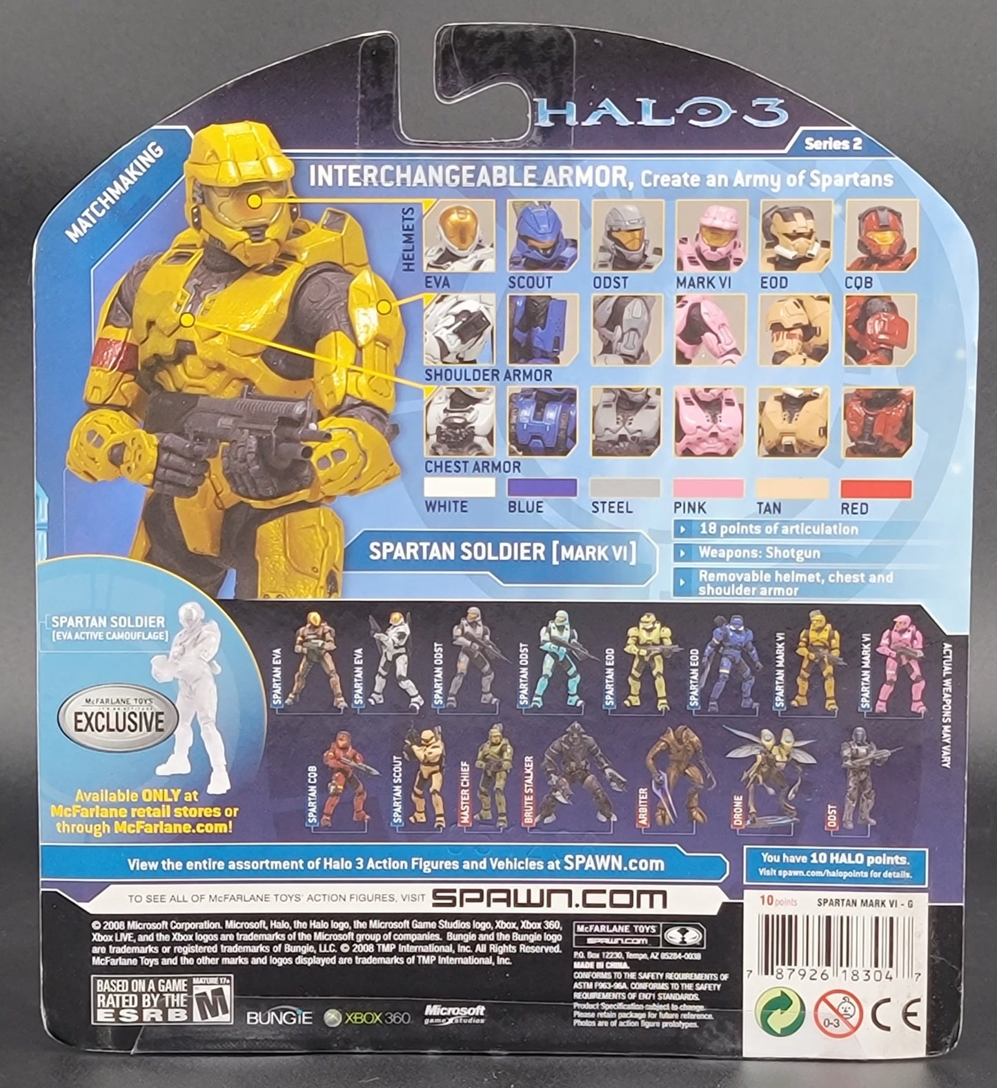 Spartan Soldier Mark VI Halo 3 matchmaking series 2 Suncoast Exclusive