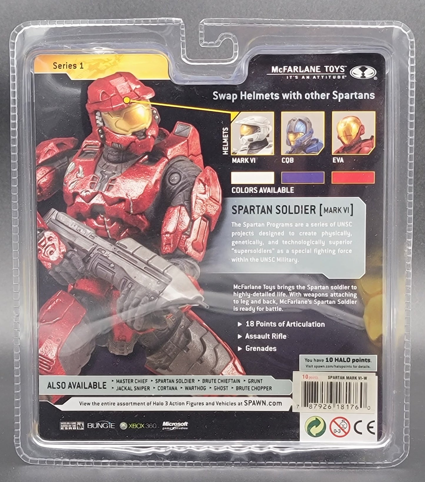 Spartan Soldier Mark VI Halo 3 series 1