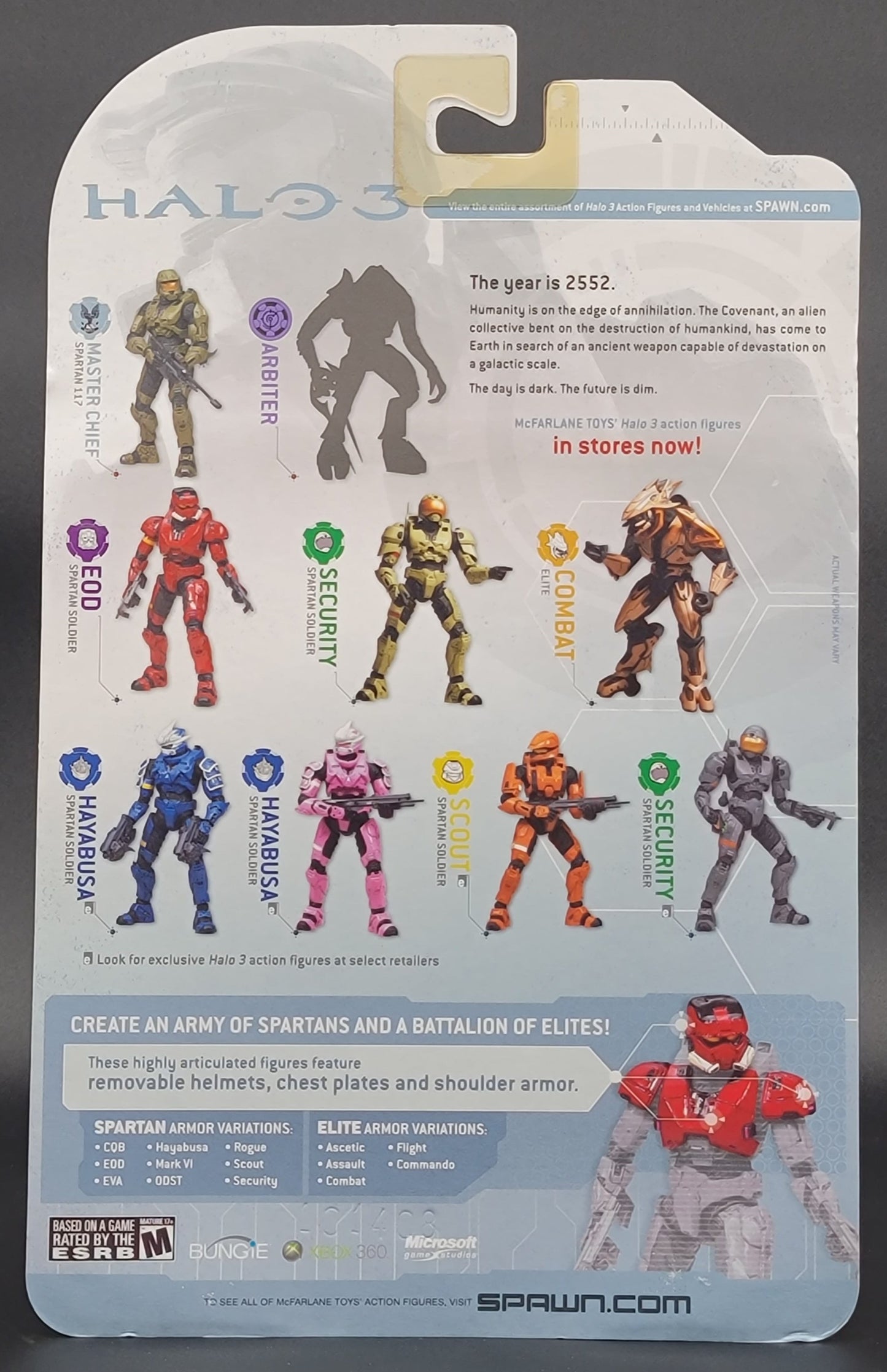 Spartan Soldier Security Halo 3 equipment edition