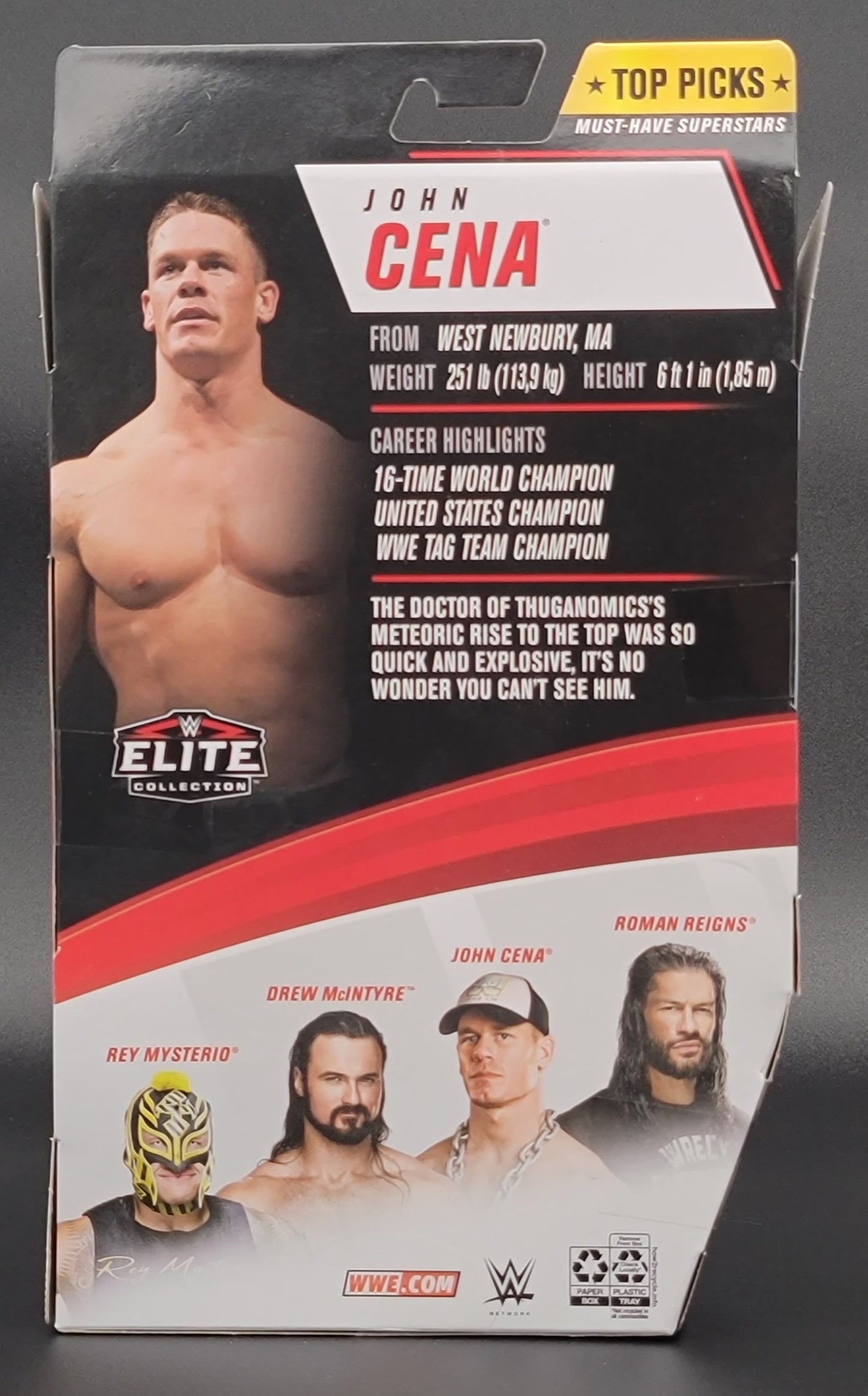 John Cena WWE Elite Collection (Doctor of Thuganomics) Action Figure Mattel 2021