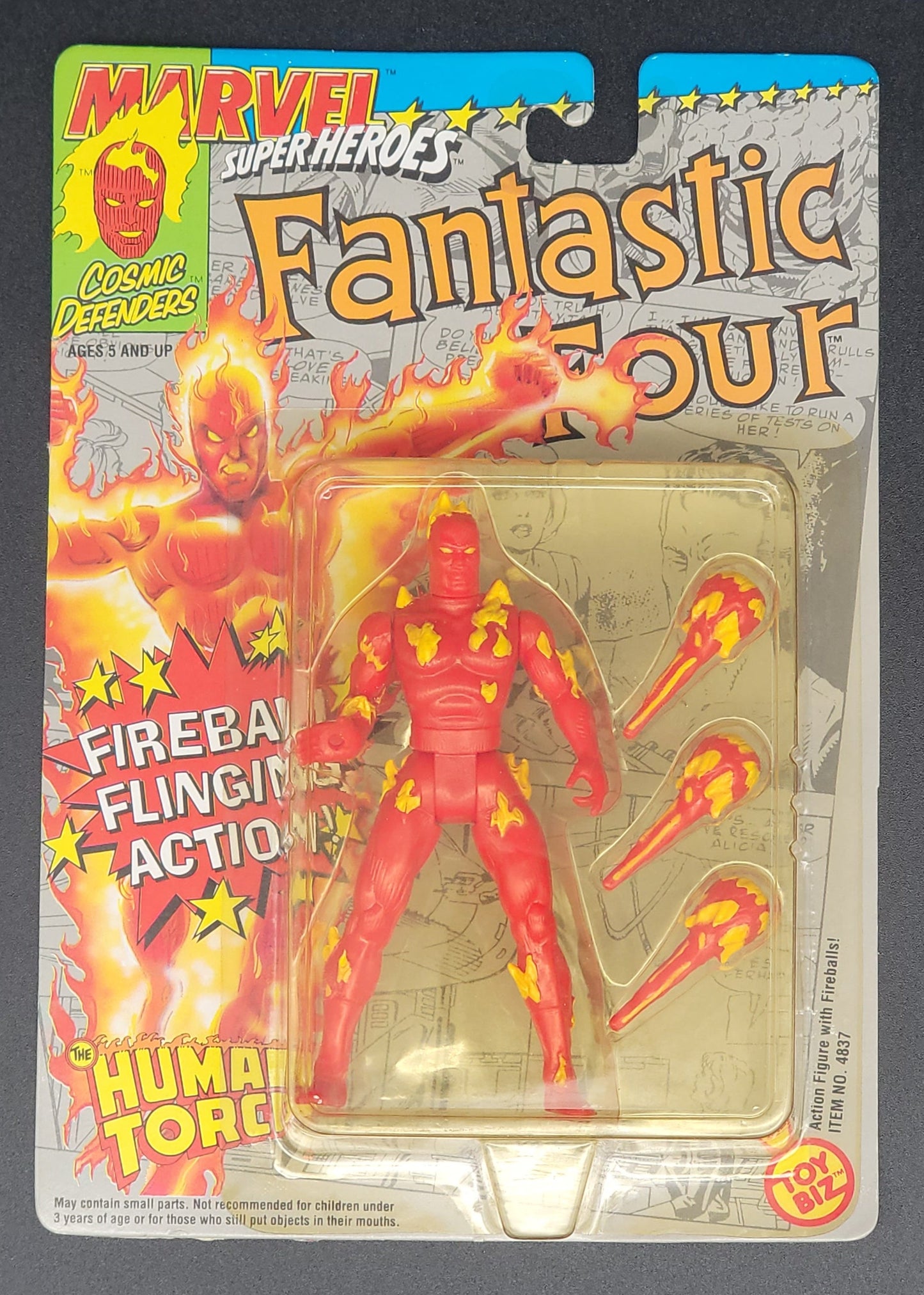 Human Torch Marvel Superheroes Toybiz 1992